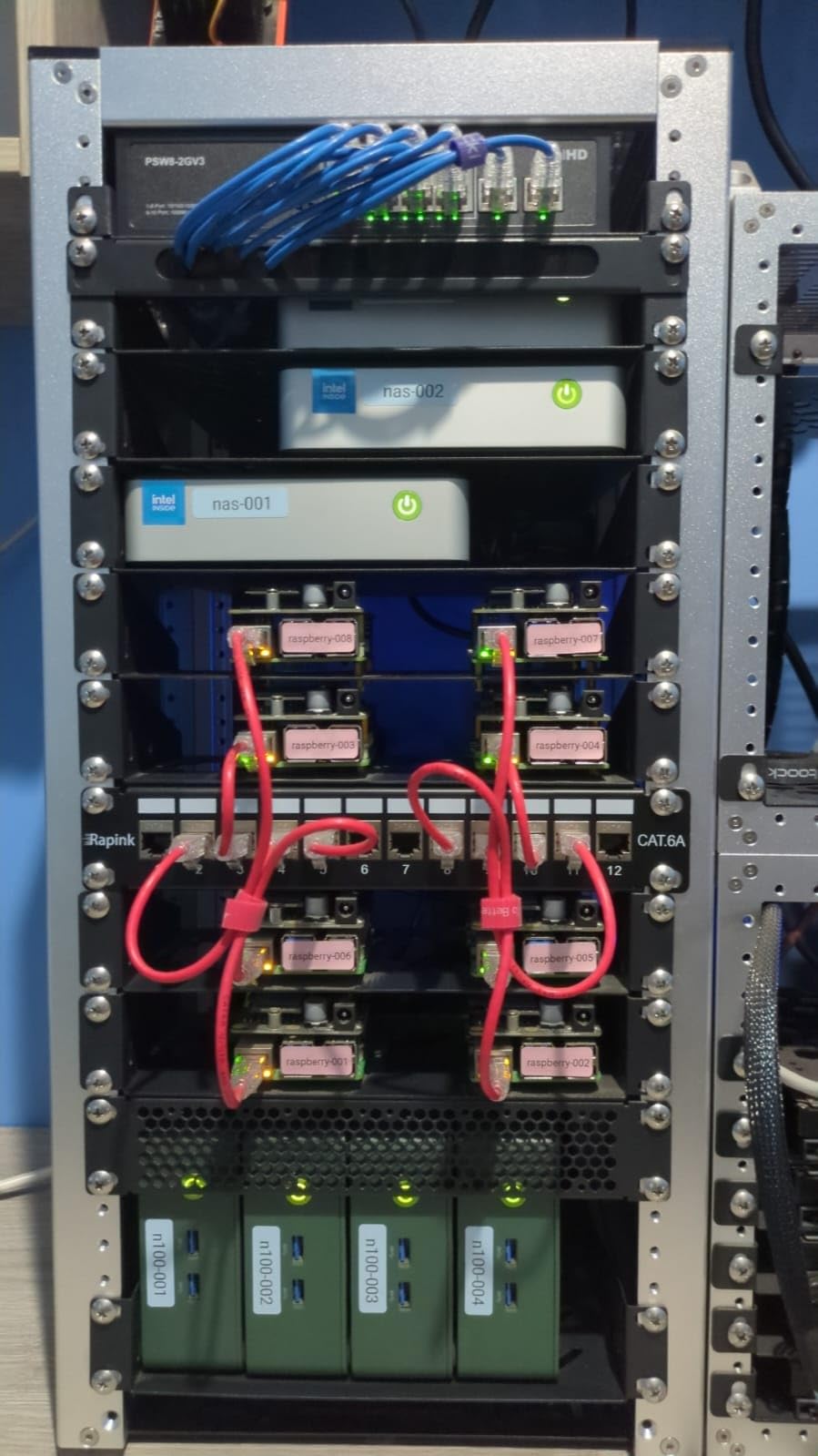 GeeekPi 12U Server Cabinet, 10 inch Server Rack for Network, Servers, Audio, and Video Equipment, DeskPi RackMate T2 Rackmount, 10.23 inch Depth customer photo 2