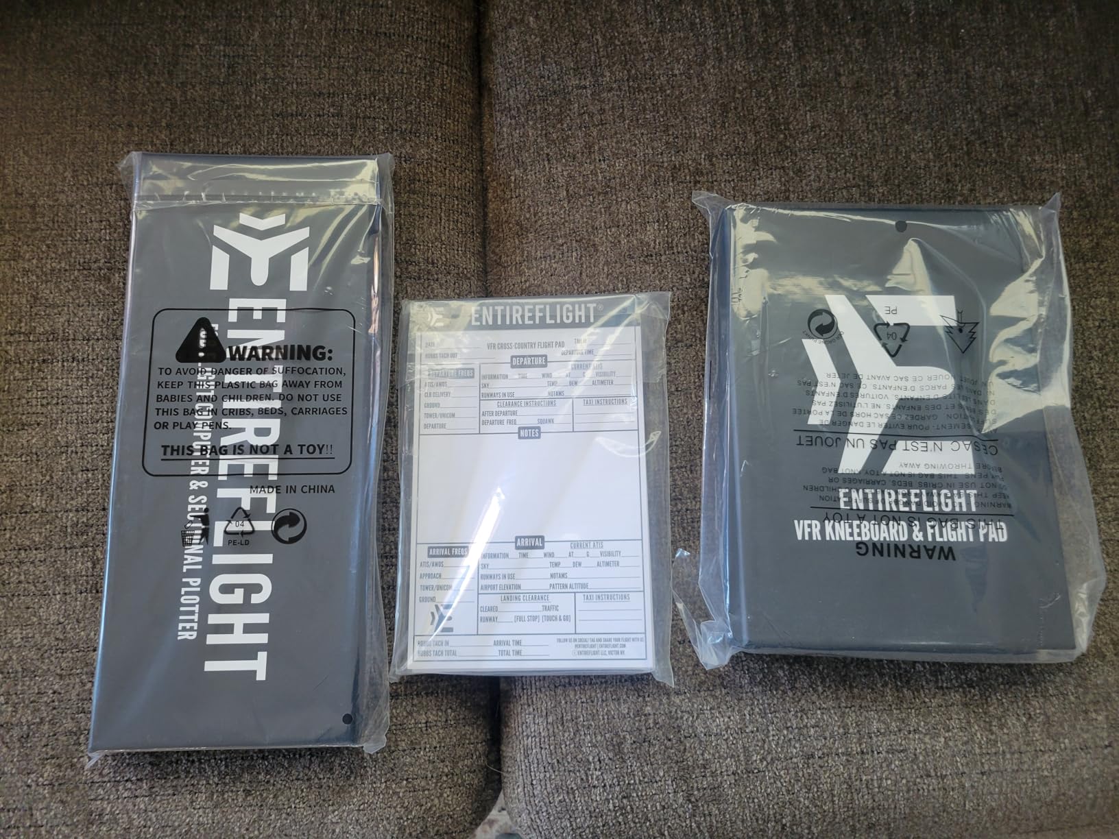 Aviation Pilot Kneeboard - E6b Flight Computer Plus Plotter & Cross Country Planning Notepad, Student Pilot Bundle customer photo 2