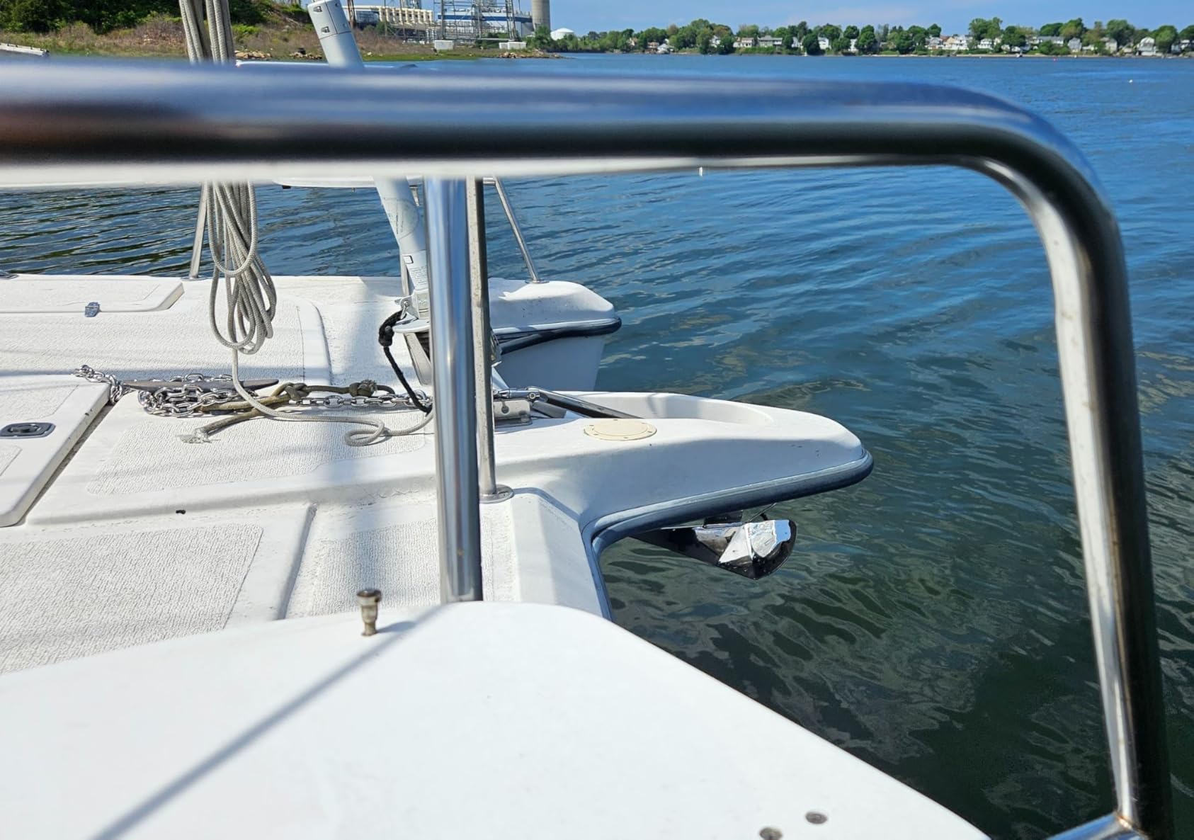Delta Anchor 316 Marine Grade Stainless Steel Boat Anchor 33 lb 44 lb Heavy Duty Triangular Plow Anchor for Pontoon Fishing Boats Sailing Boats customer photo 1
