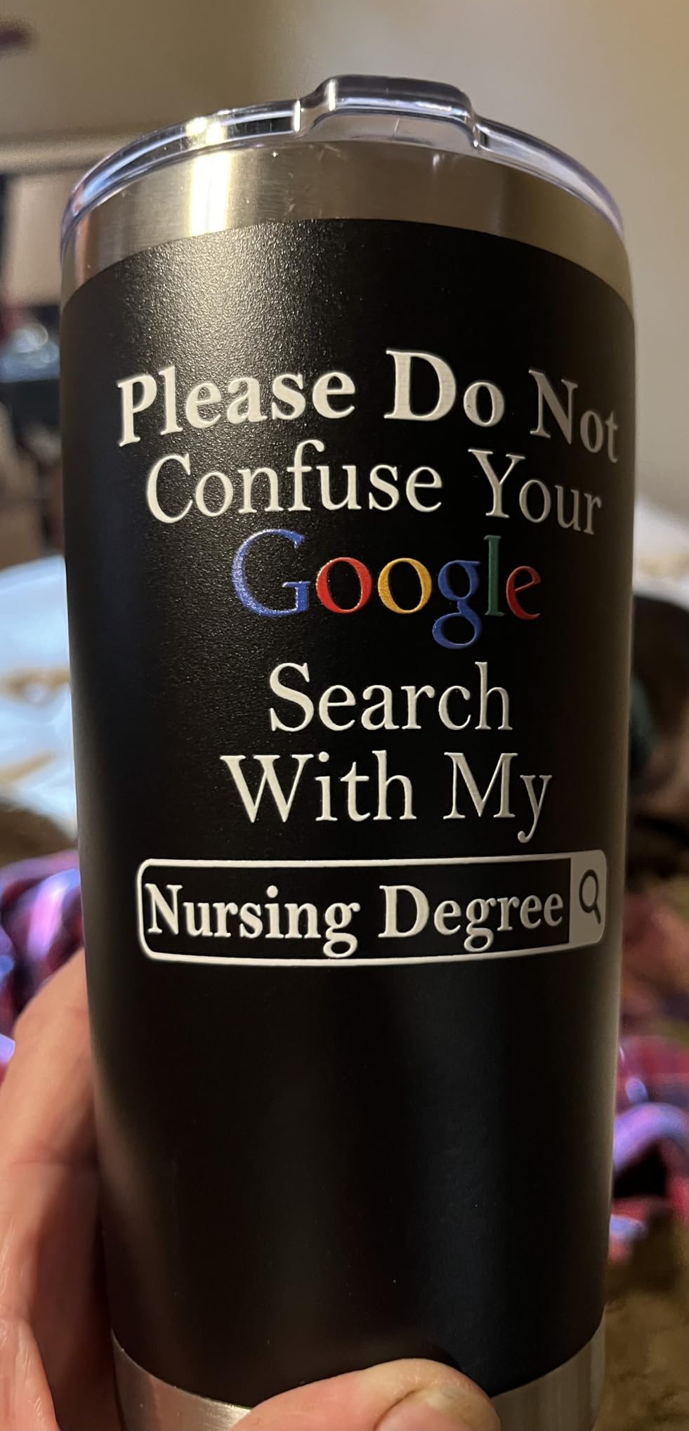 KLUBI Nurse Gifts for Women Men - Calm Down I've Done This on a Mannequin, Funny Calm Down Nurse Tumbler 20oz, Nurse Coffee Mug, Nurses Week, RN Graduation Gift customer photo 2