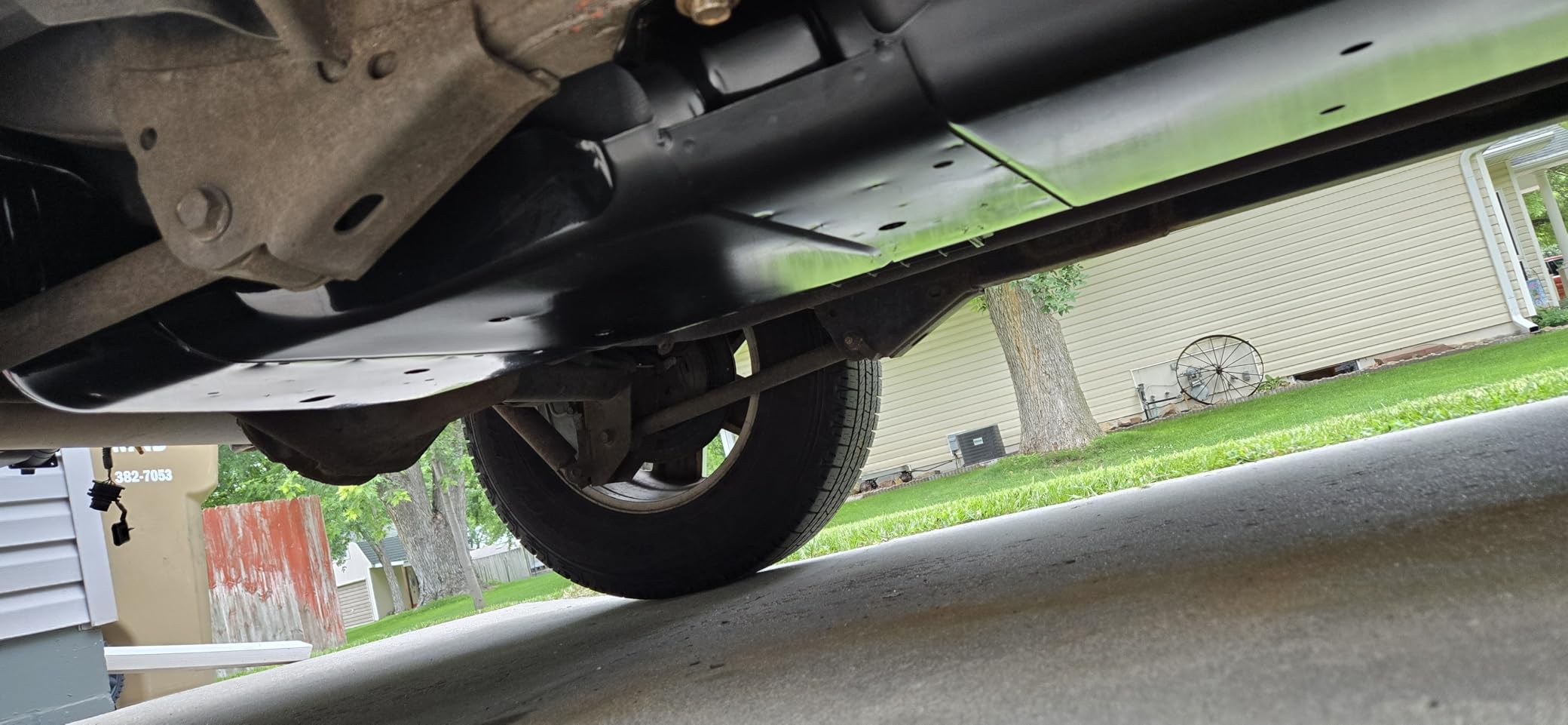 Fuel Tank Skid Plate Guard Compatible with 2007-2018 Jeep Wrangler 4 Door Powder Coated Heavy Duty Steel customer photo 2