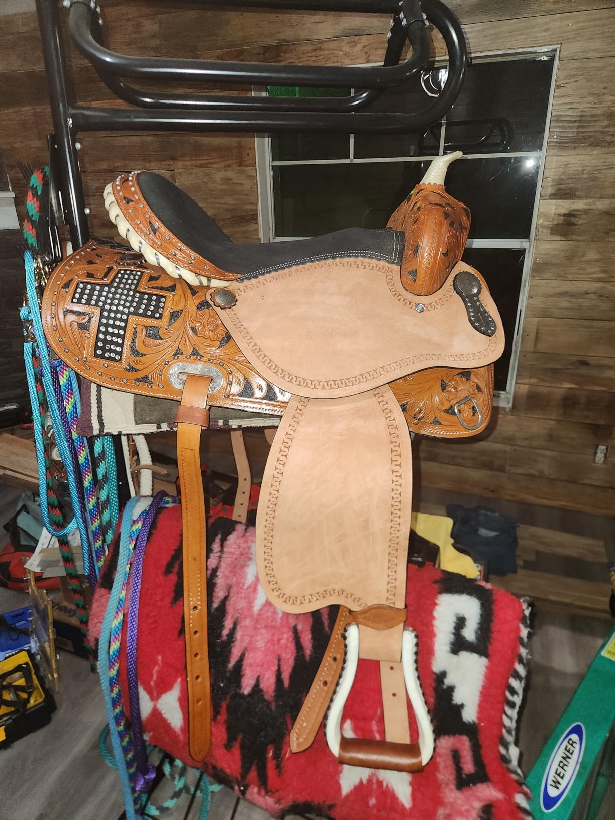 Handmade Leather Western Horse Saddle - Comfortable Trail & Training Saddle with Complete Tack Set - Durable, Secure & Balanced Ride for All Riders customer photo 1