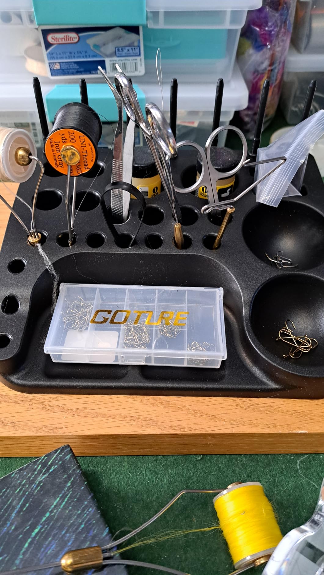 Kingfisher Fly Tying Desktop Tool and Material Organizer customer photo 2
