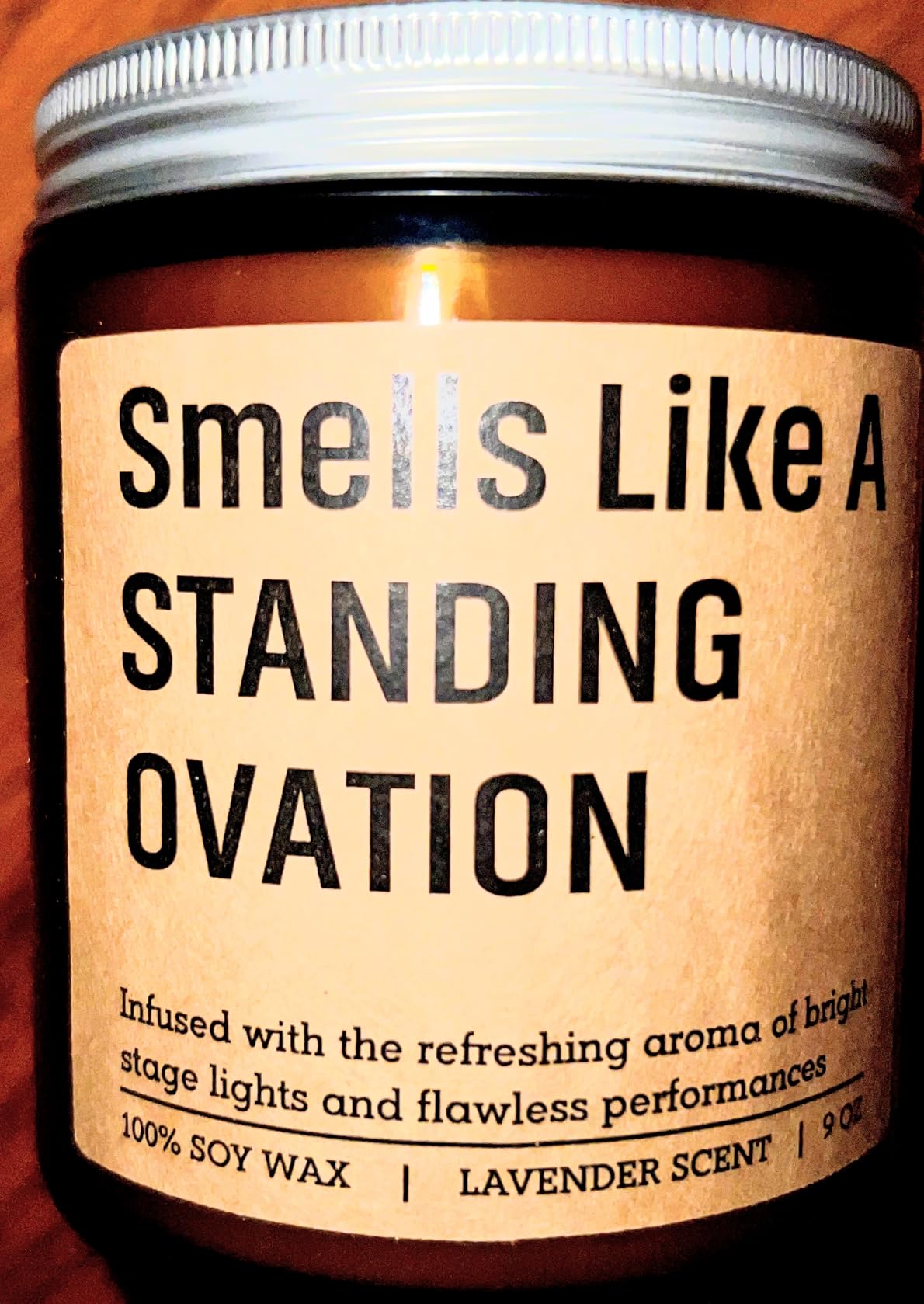 LEADO Funny Standing Ovation Candle, Stage Performers Gifts - Theater Gifts for Actors, Singers, Dancers, Theater Kid, Student, Graduate - Musical Theatre, Graduation, Acting Ideas for Women Men Girls customer photo 1
