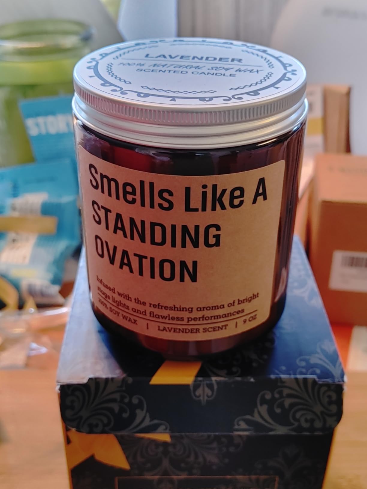 LEADO Funny Standing Ovation Candle, Stage Performers Gifts - Theater Gifts for Actors, Singers, Dancers, Theater Kid, Student, Graduate - Musical Theatre, Graduation, Acting Ideas for Women Men Girls customer photo 2