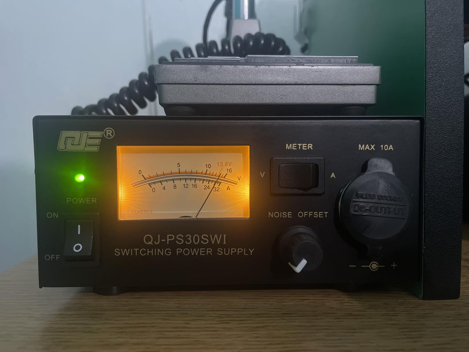 13.8V 30A DC Power Supply for Ham Radio, Regulated Bench Power Supply with Noise Offset, Analog Lab AC to DC Switching Converter, Cigarette Plug Socket, Powering CB VHF UHF HAM Amateur Radio customer photo 2
