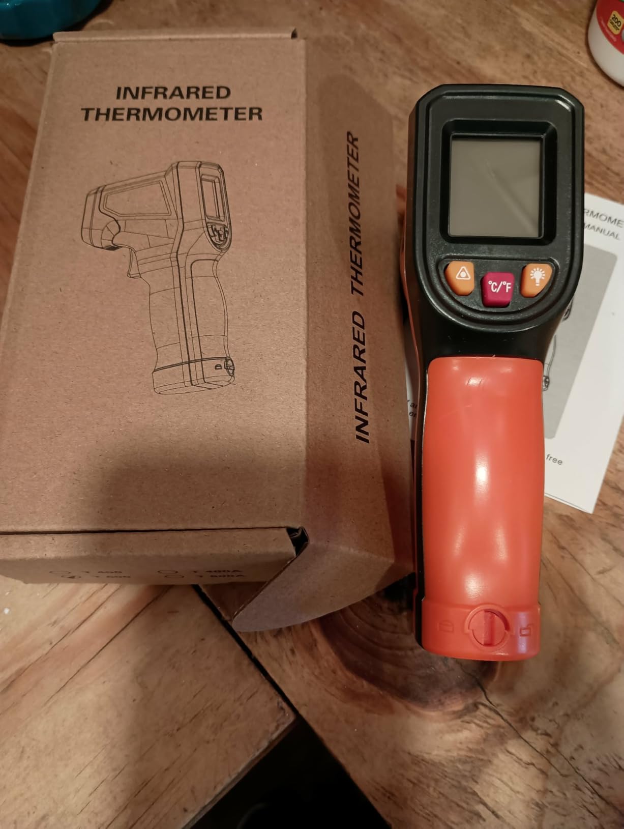 -58°F to 2732°F Digital Infrared Thermometer Gun, 50:1 Distance Ratio Laser Temperature Gun with MAX/MIN/AVG Measure and Alarm, Heat IR Temp Gun for Cooking, Griddle, HVAC, Industrial Forging customer photo 2