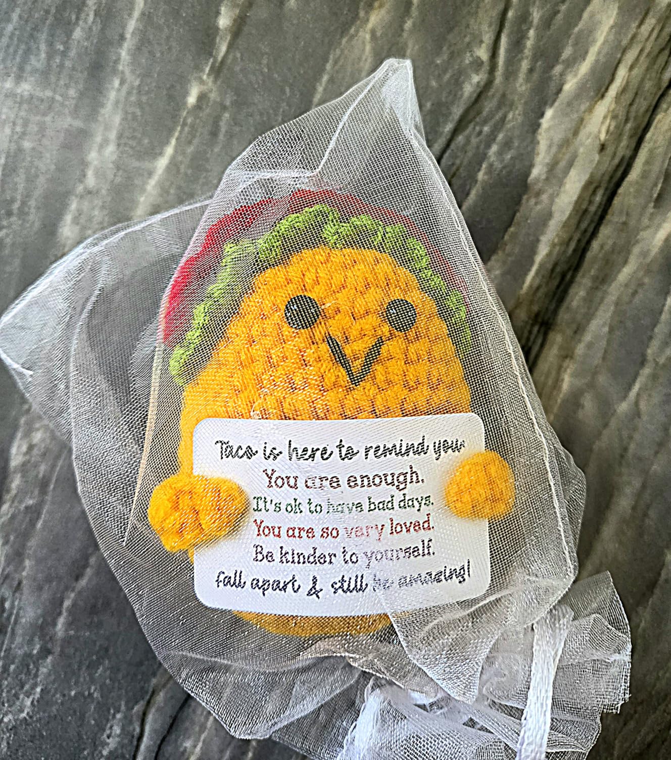 Teacher Appreciation Gifts Teacher Graduation Gift End of Year Teachers Appreciation Week Retirement Gifts for Women Men Teacher's Day Birthday Valentines Easter Basket Stuffers Positive Taco Crochet customer photo 1