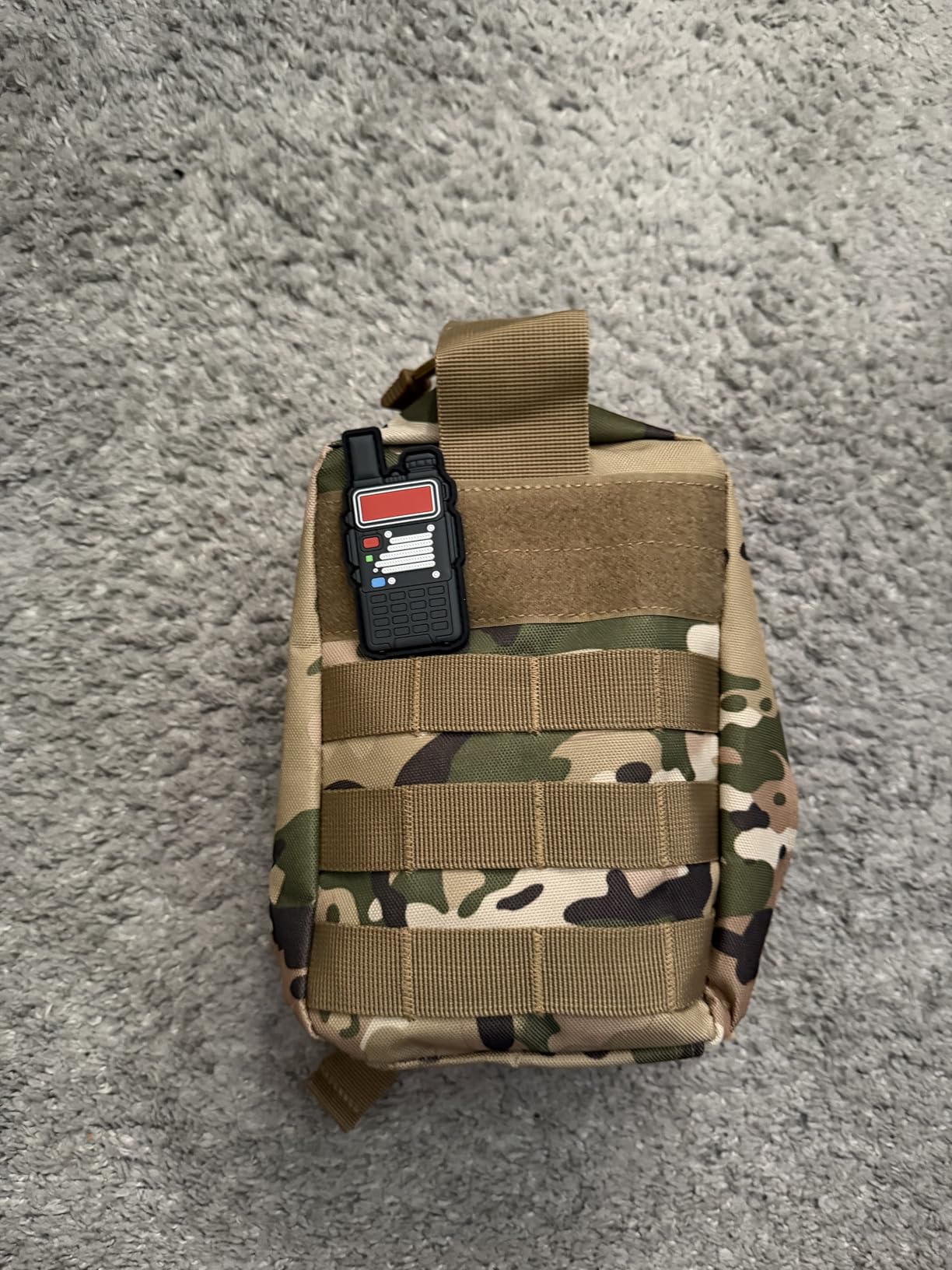 Ham Radio Go Bag with Tear-Away Hook and Loop Back - Molle Compatible, Multi-Pocket Design for Radios, Cables, and Gear - Great for Radio Bugout Bag and Survival Kit customer photo 1