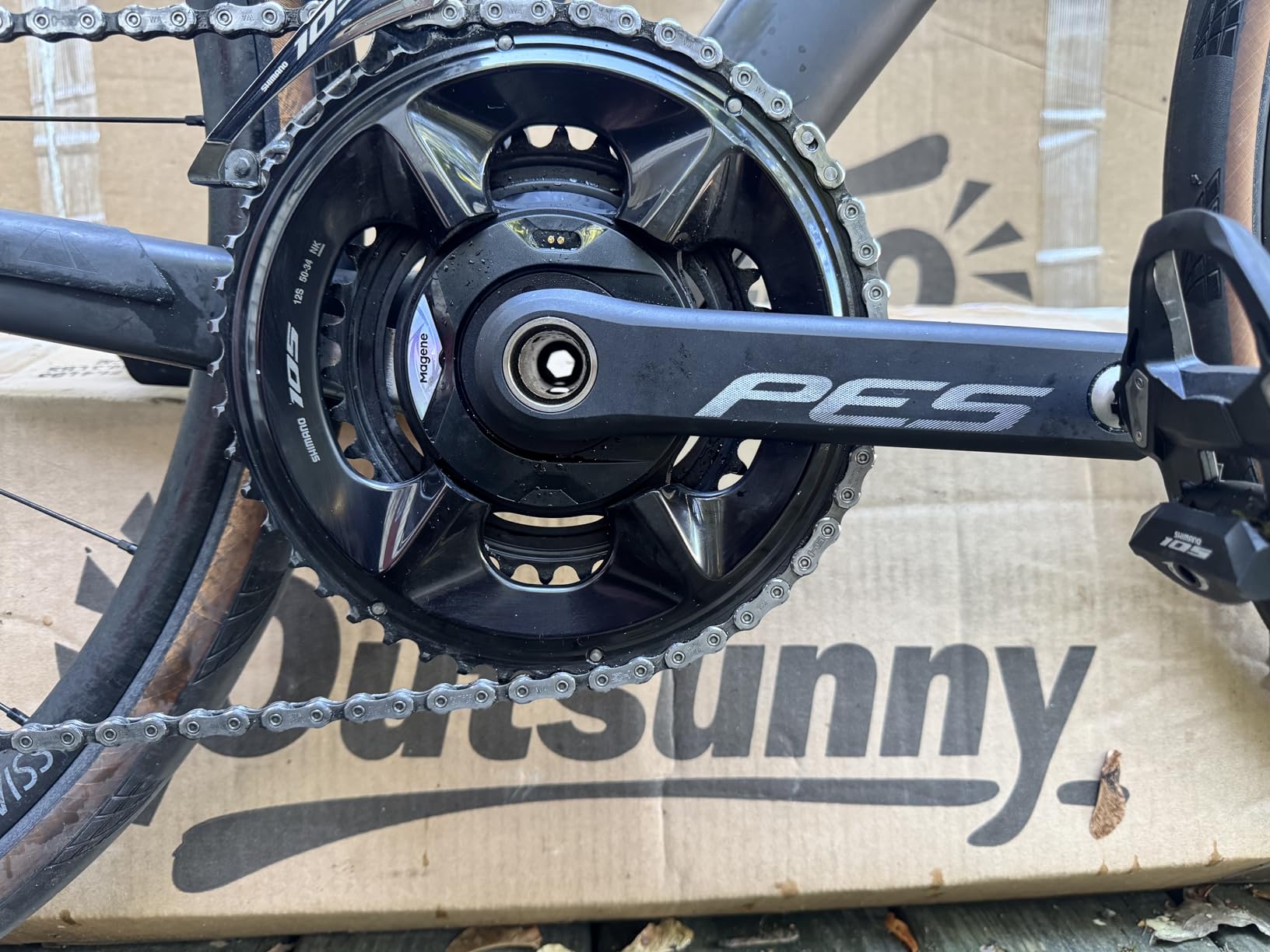 Magene PES P505/P515 Power Meter Crankset - +/-1% Accuracy, 625g Lightweight, 380H Battery, 110BCD, ANT+/Bluetooth, IPX7 Waterproof for Cycling customer photo 2