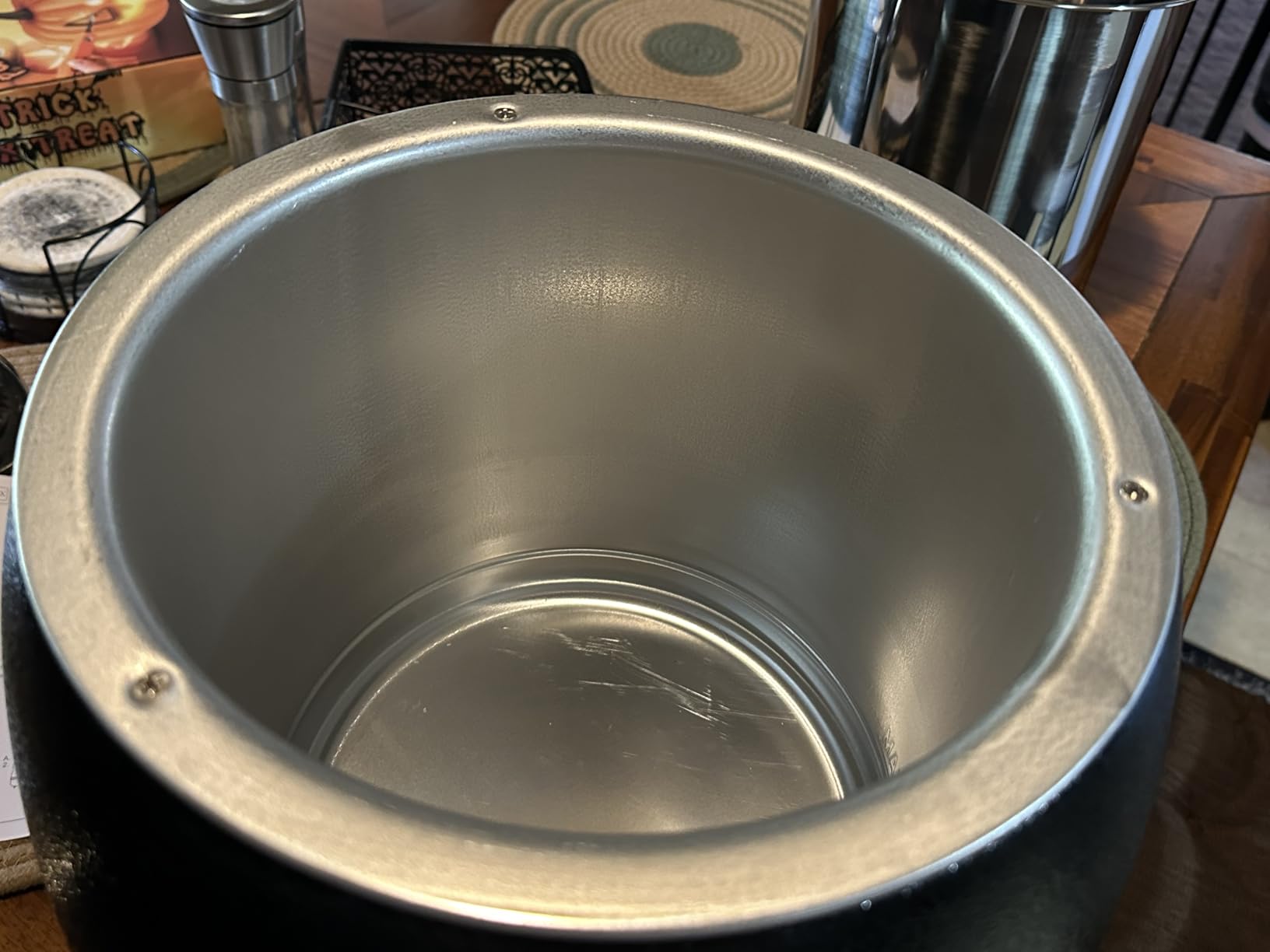 Commercial Soup Warmers Soup Kettle with Stainless Steel Hinged Lid and Detachable Insert Pot for Restaurants and Party, Home, Catering customer photo 2