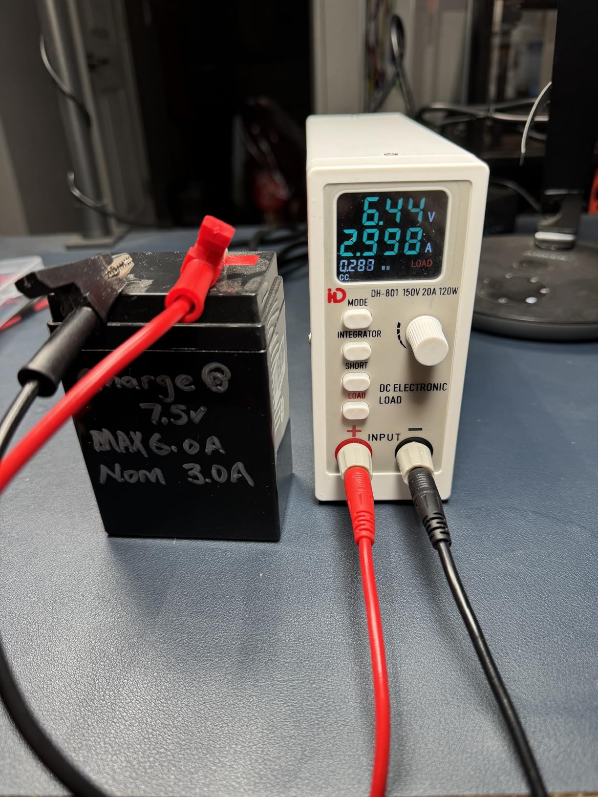 Programmable DC Electronic Load 120W, 0~150V, 0~20A, 0.1~999.9 ohm, Support CC(Constant Current), CV(Constant Voltage), CR (Constant Resistance), CP(Constant Power) Mode customer photo 2