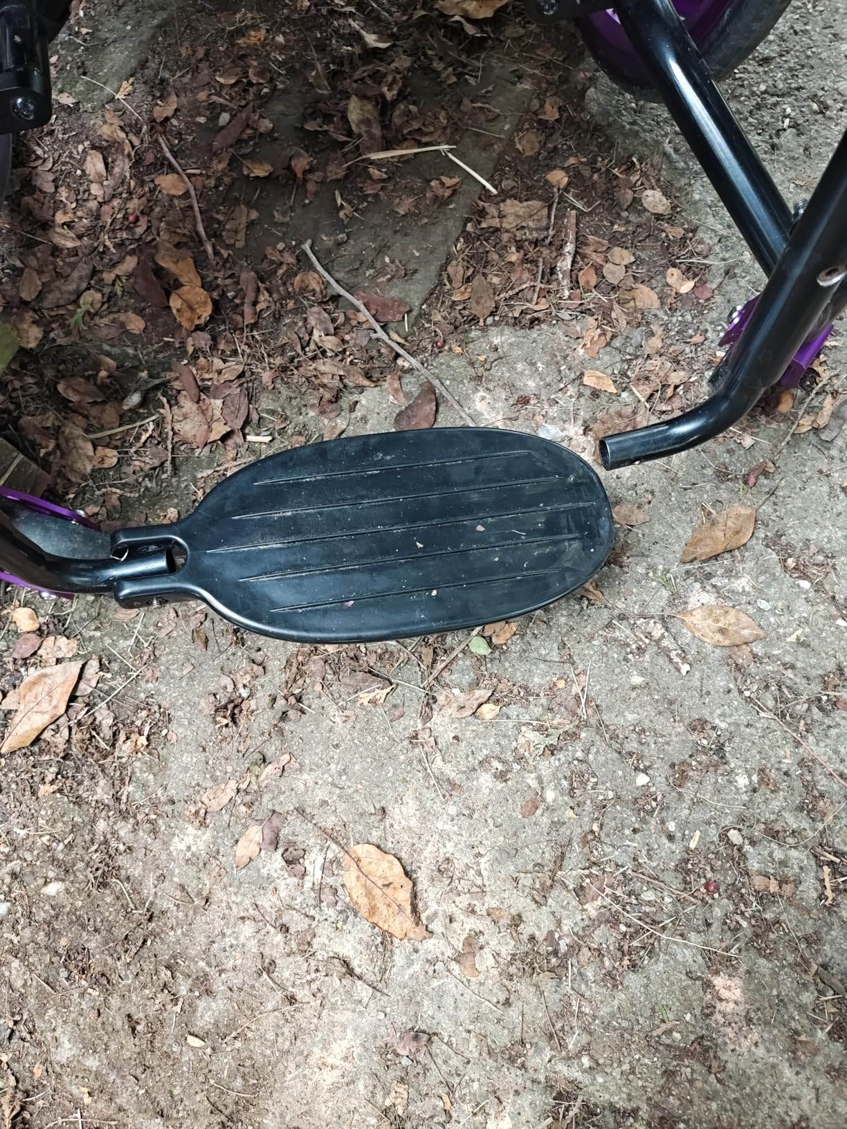 Lightweight Sports Foldable Mute Wheelchair All Terrain Aluminum, Adjustable Footrest Suitable for Teenagers, Adults, Seniors (Purple2, Seat Width 42cm/16.5in) customer photo 2