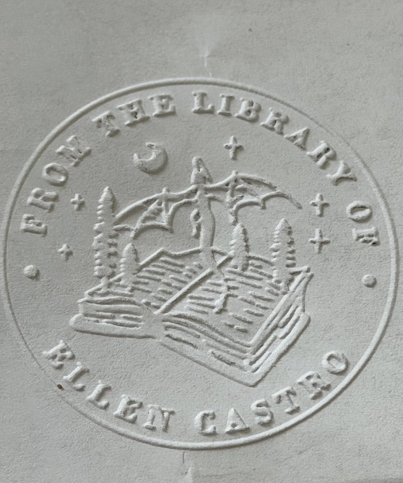 Personalized Book Embosser - Custom Book Stamp for Book Lovers, Libraries, and Gifts, Personalized Embosser with Custom Design customer photo 2