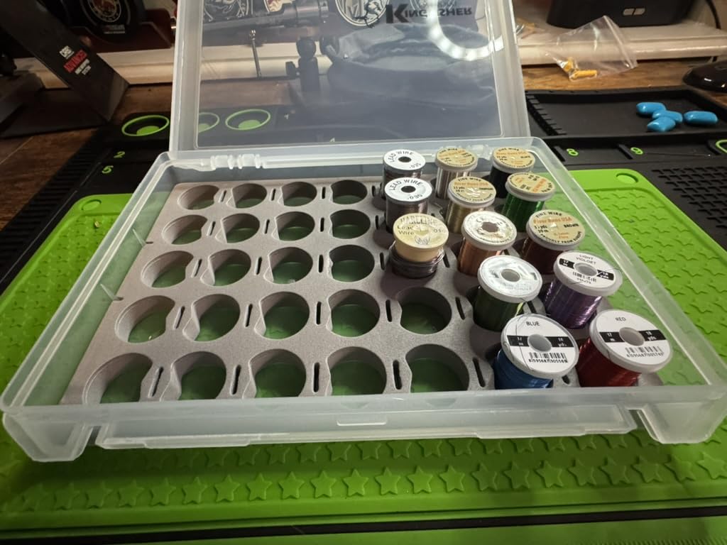 Kingfisher Fly Tying Thread Storage Box customer photo 1