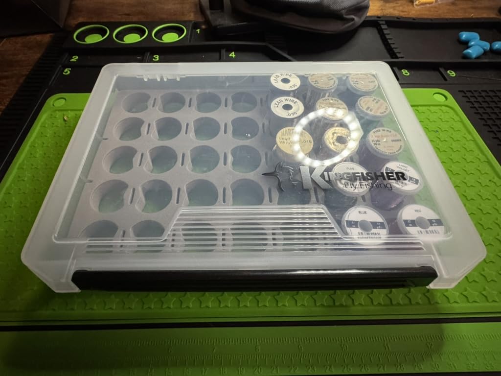 Kingfisher Fly Tying Thread Storage Box customer photo 2