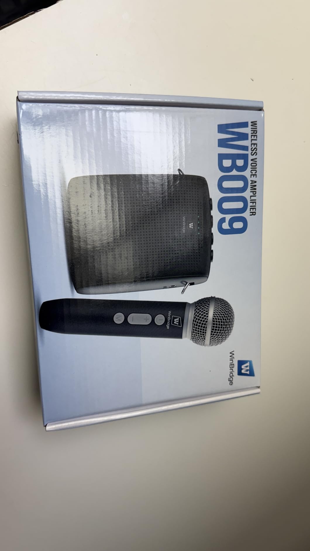 WinBridge Wireless Voice Amplifier with Microphone for Teachers, Portable PA System with Bluetooth Handheld Mic, Portable Speaker Mic Set, Cardioid Pickup for Classroom, Outdoor, Public Speaking WB009 customer photo 2