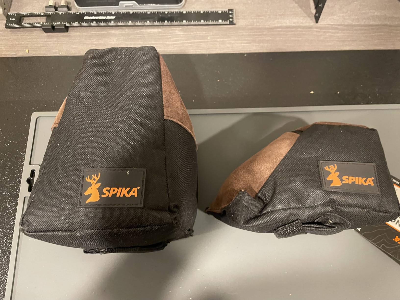 SPIKA Front and Rear Bag, Combo Shooting Rest Bag with Soft Leather and Durable Constriction for Range, Shooting, Outdoor and Hunting customer photo 2