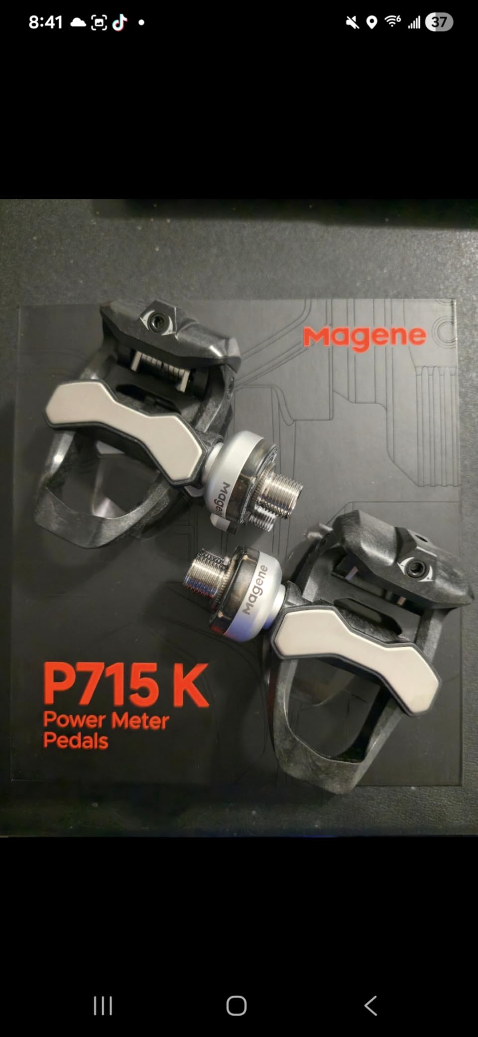Magene P715 Dual-Sensing Side Power Meter Cycling Pedals, Silver, +/-1% Accuracy Bike Power Meter, KEO Compatible, 120h Battery Life, Bluetooth & ANT+, Easy 1min Install customer photo 2