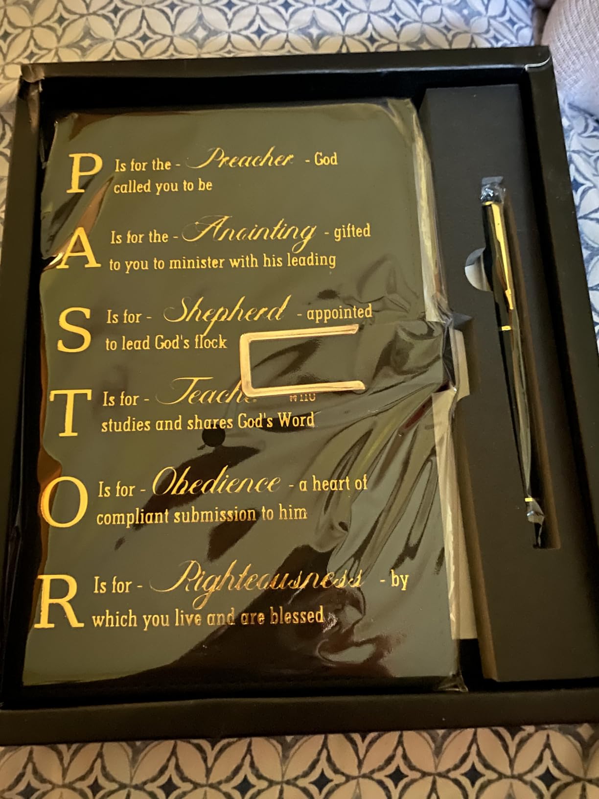 Keluna Pastors Appreciation Gifts Set - Pastors Fathers Day Christmas Retirement Easter Anniversary Church Birthday Gifts, Include a Journal Notebook and Clergy Pen for Ordination Minister Priest customer photo 1