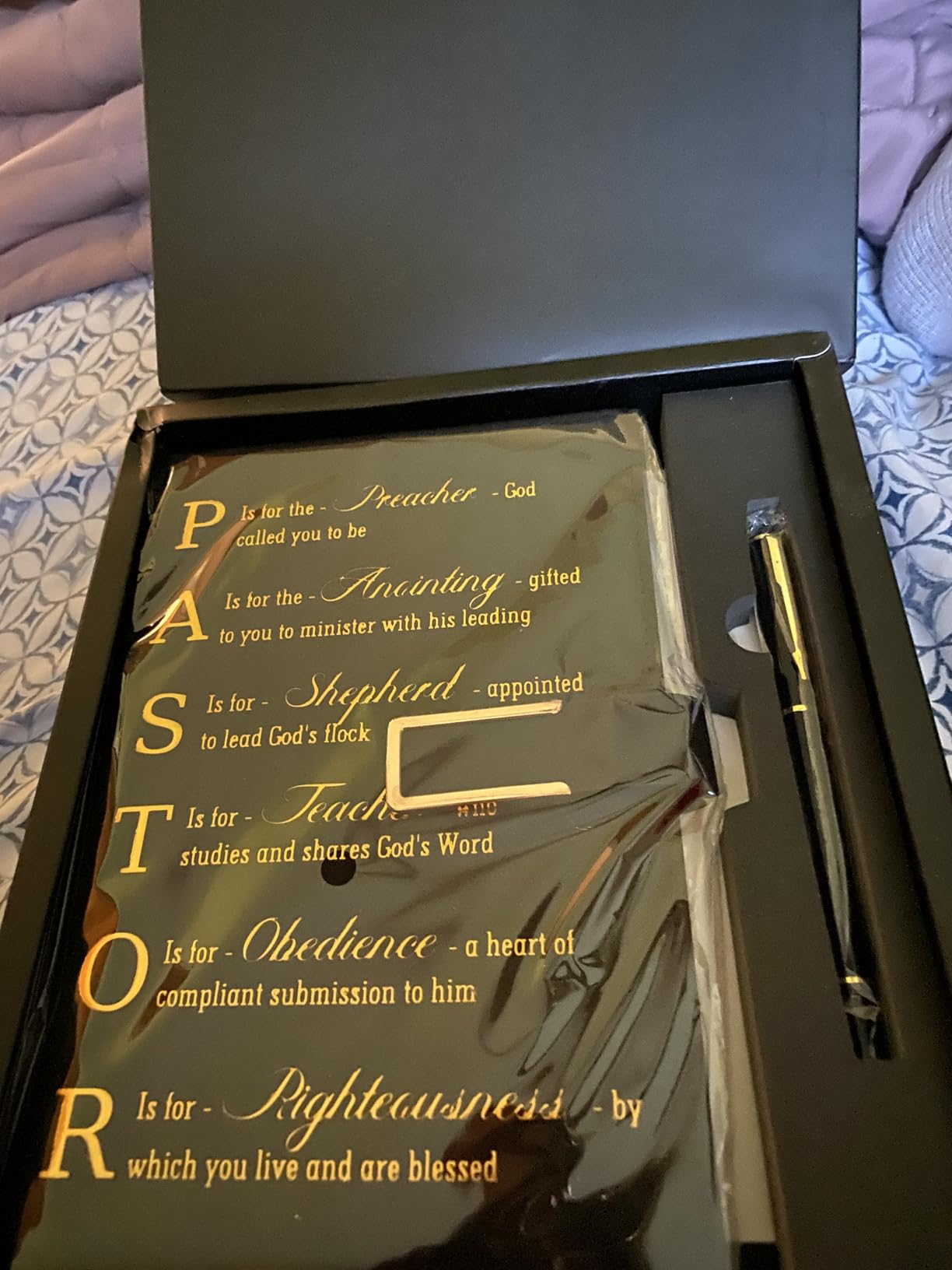 Keluna Pastors Appreciation Gifts Set - Pastors Fathers Day Christmas Retirement Easter Anniversary Church Birthday Gifts, Include a Journal Notebook and Clergy Pen for Ordination Minister Priest customer photo 2