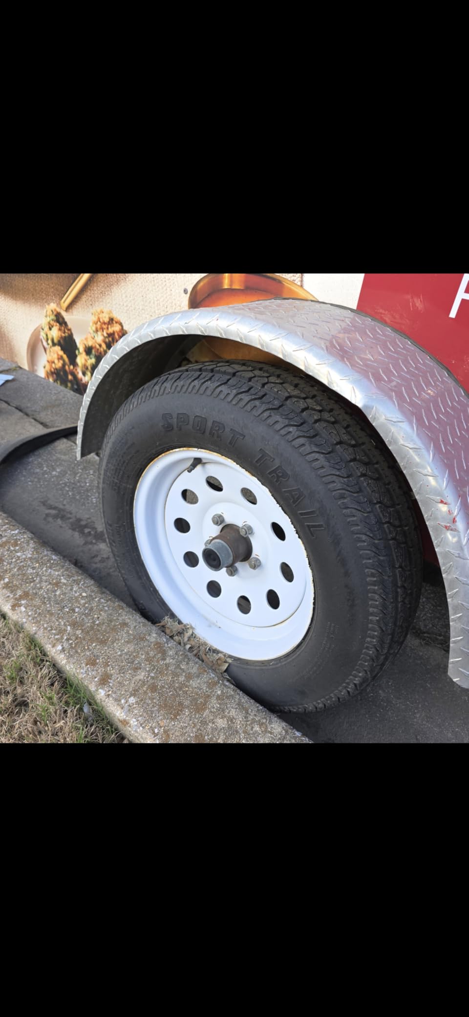 dreamdragon 3500 lbs Trailer Axle with 5-Lug 4.5'' Hubs - 73