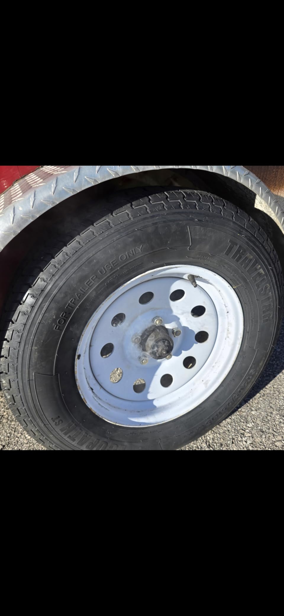 dreamdragon 3500 lbs Trailer Axle with 5-Lug 4.5'' Hubs - 73