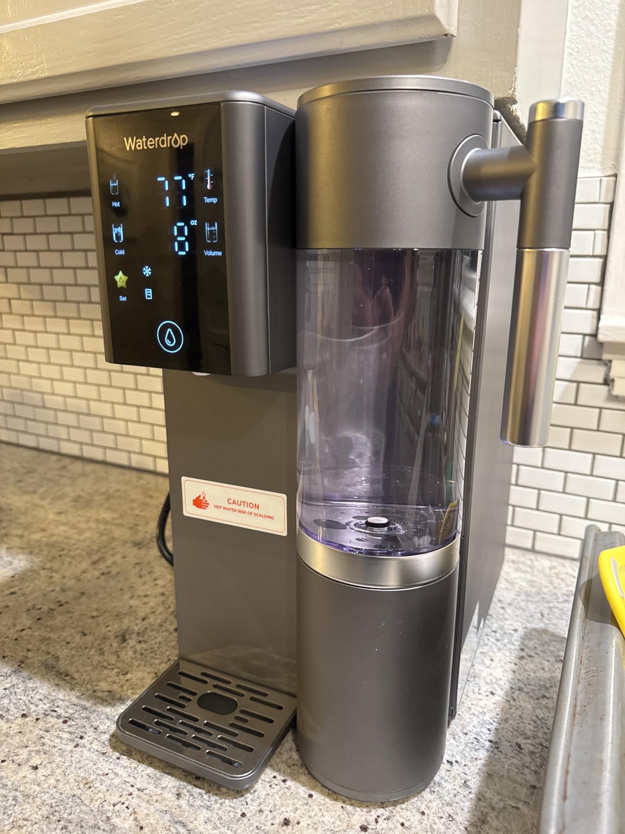 Waterdrop A2 Countertop Reverse Osmosis System, Hot and Cold RO System, Portable Pure Water Tank, Bottleless Water Cooler, 6 Temperature Settings, Hot Cold Room Water, 3:1 Pure to Drain customer photo 1