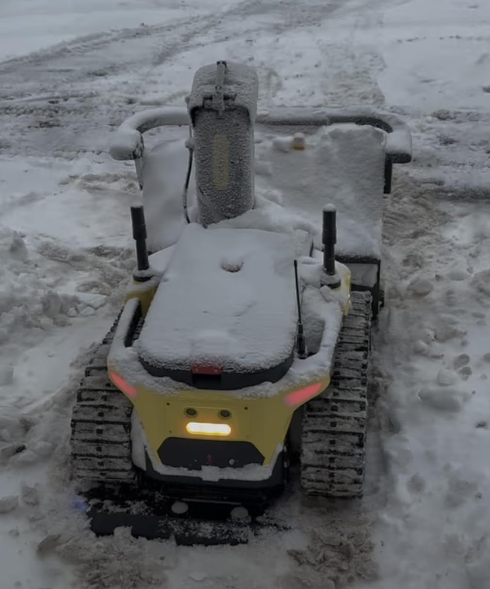 YARBO Snow Blower Robot, 24/7 Autonomous 2-Stage Robotic Snowblower Cordless with Modular Design, 6-40ft Throwing Distance, 12