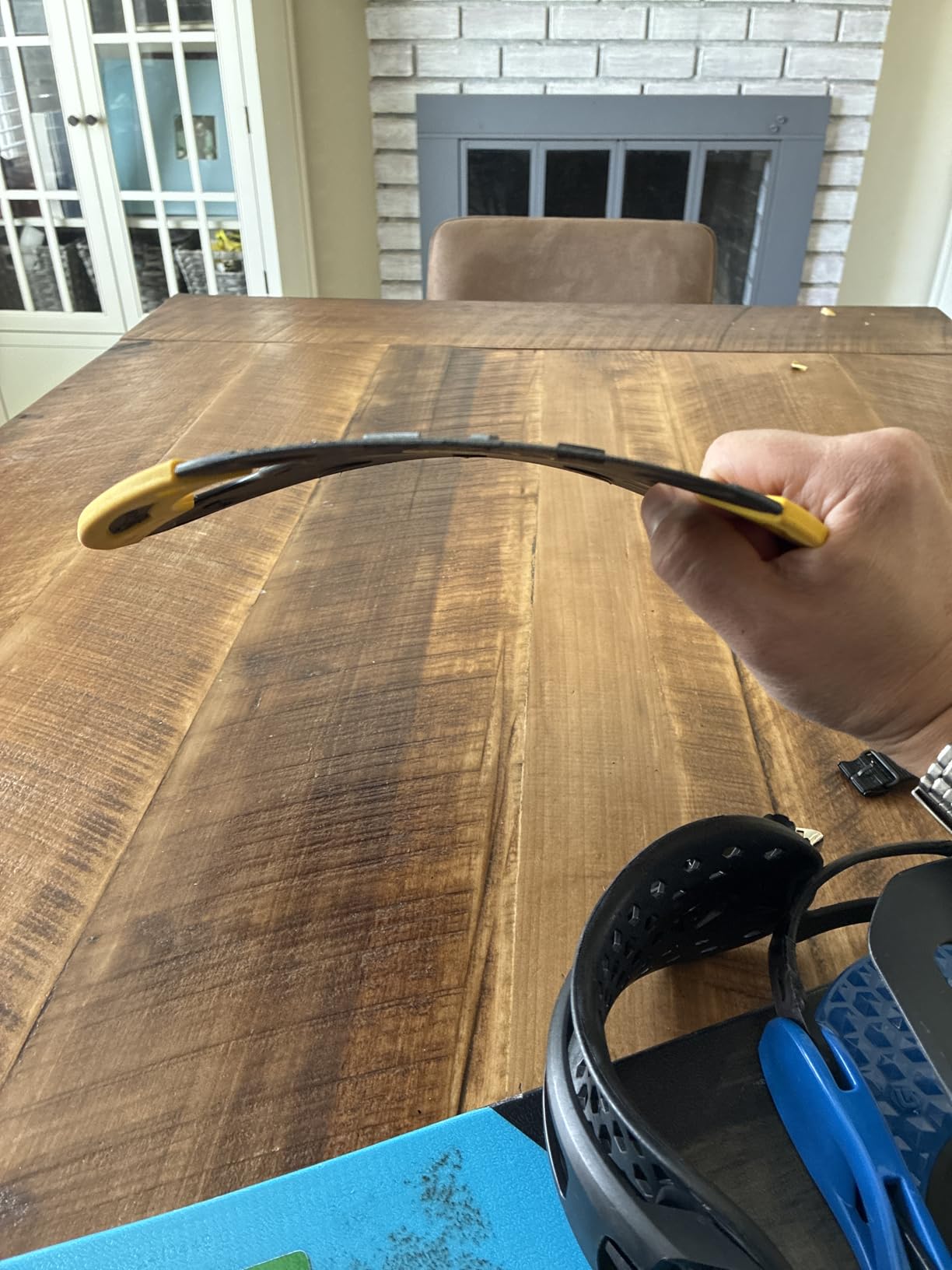 Backcountry Snow Shovel, Ultra-Light, Snow Anchor, Emergency Splint, Multi-Use Tool, Great for Digging Snow Caves - Red customer photo 2