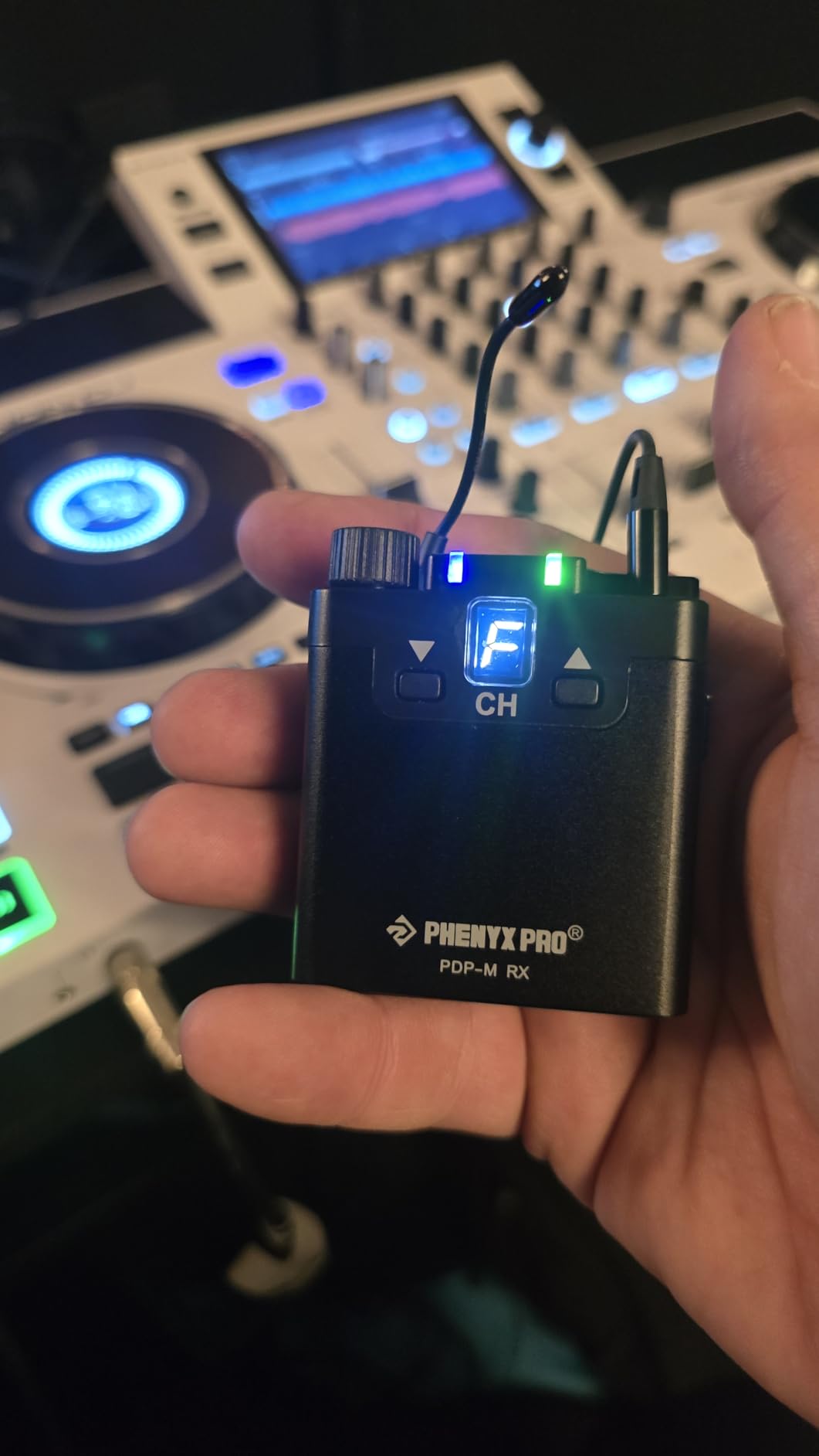 Phenyx Pro UHF Wireless in-Ear Monitor System, Professional IEM System w/Stereo Monitoring, 16 Frequencies, 200 ft Range, Transmitter & Beltpack Receiver for Studio, Bands, Live Performance (PDP-M) customer photo 2