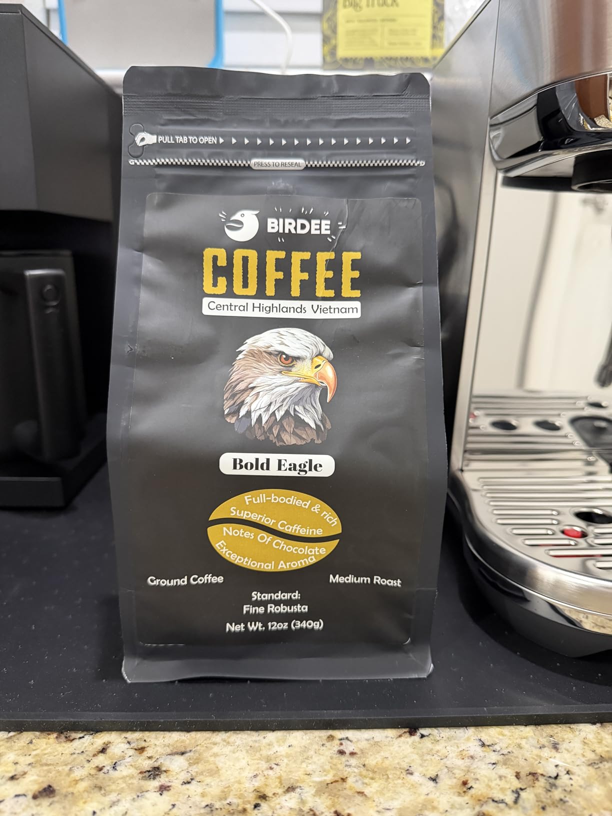 Birdee Vietnamese Coffee Gift Set - 12oz Robusta Ground Coffee and 12oz Stainless Steel Phin Filter customer photo 2
