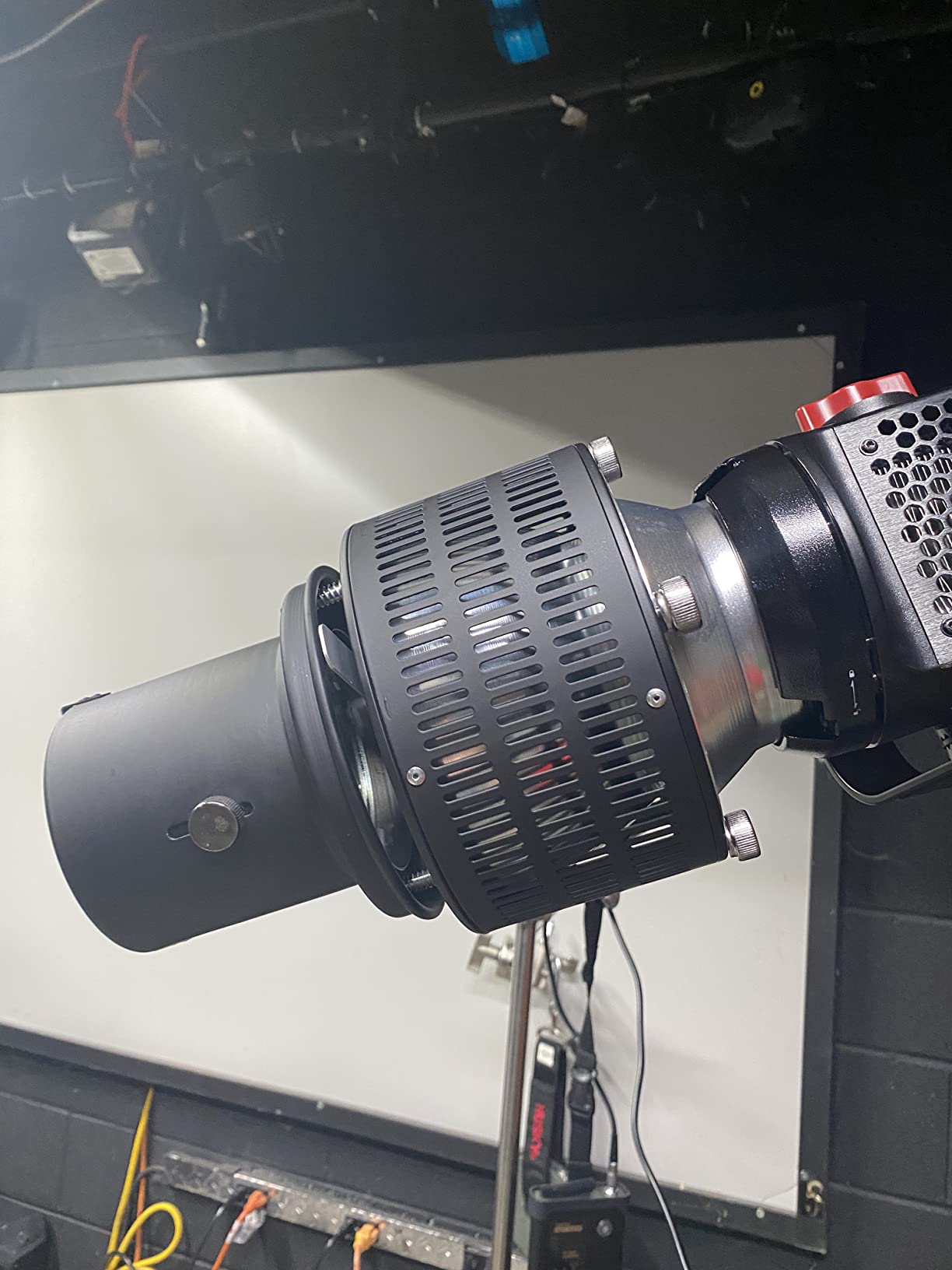 Bowens Mount Optical Snoot Kit, Projection Attachment with Dual Magnetic GOBO Frame, 25 Gobos and 4 Color Filters, for Aputure Amaran and Godox LED Studio Lights customer photo 1