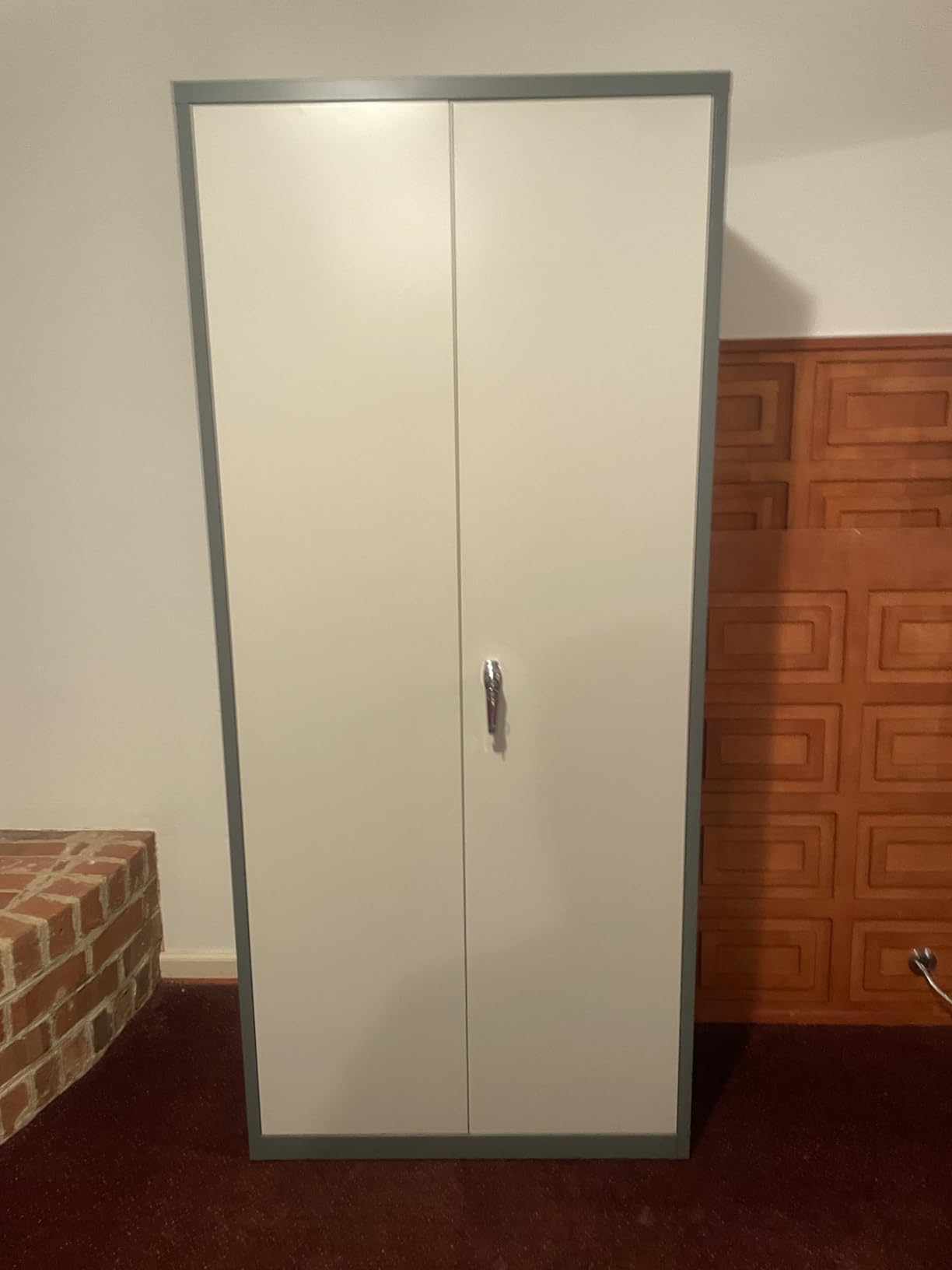 INTERGREAT Metal Wardrobe Cabinets with Lock, 72
