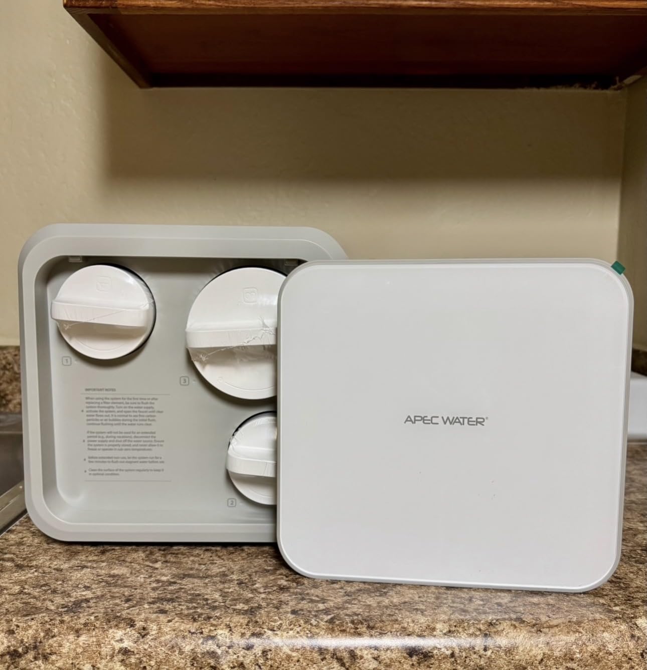 APEC Tankless Reverse Osmosis System, NSF 372 & 58 Certified 3 Stage Water Filtration Bottled Water Quality, High 1K GPD Faucet Flow, Efficient 2:1 Pure to Drain, Space Saving Design customer photo 1