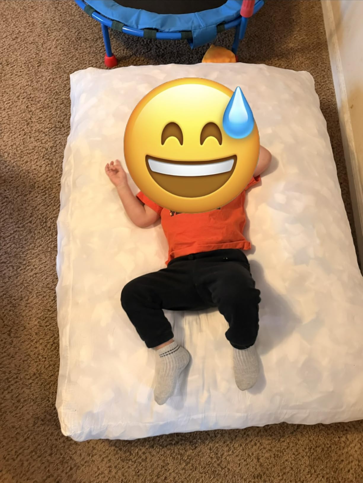 SaferBounce Crash Pad for Kids Sensory | Big 5Ft x 5Ft, 3Ft x 4Ft Or 3Ft x 3Ft | Autism Sensory Crash Mat for Jumping Play | Crashpad | Soft Foam Landing Pad | Giant Mat Pillow | Climbing, Gymnastics customer photo 2