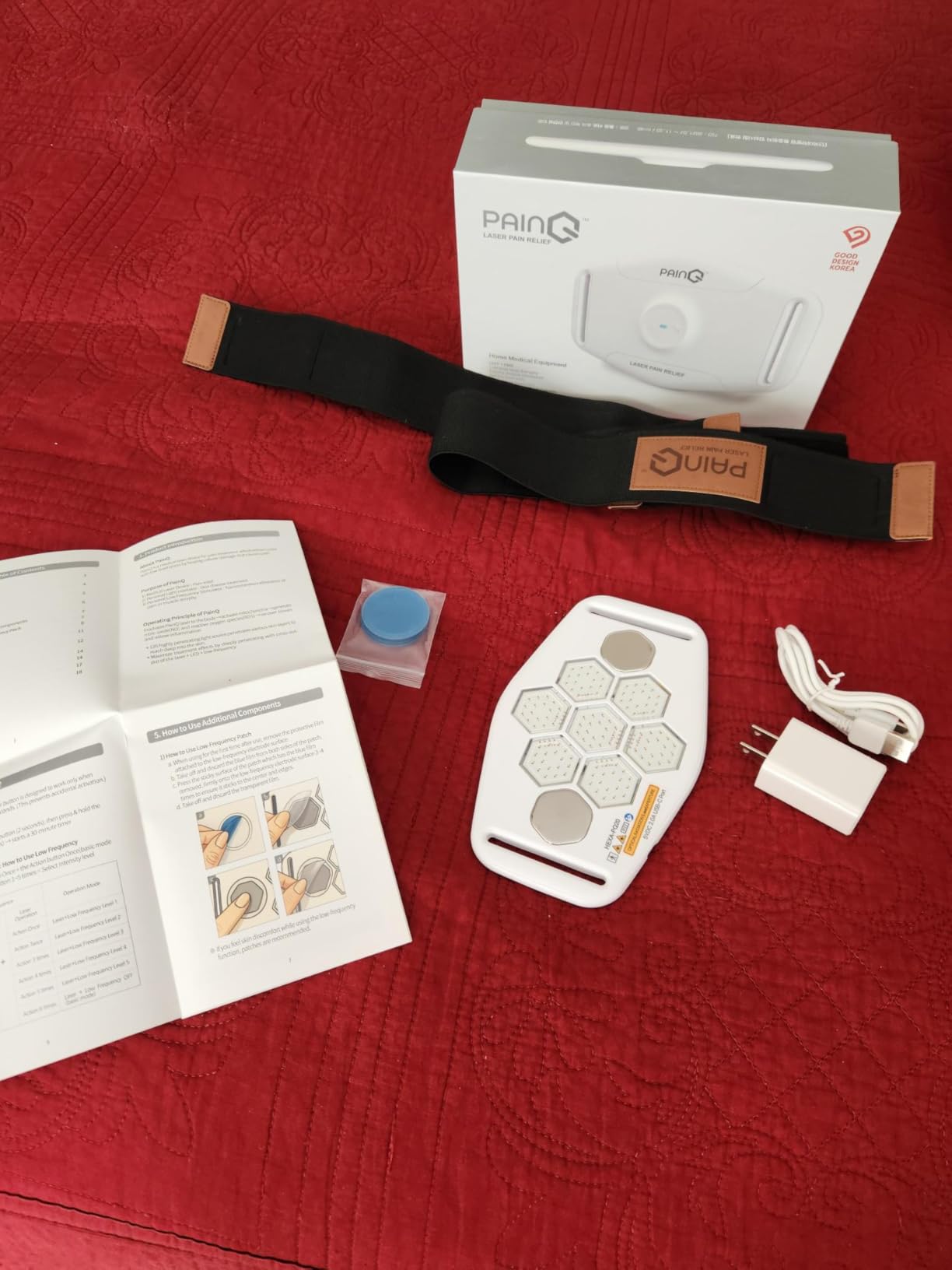 Cold Laser Red Light Therapy Device - Low-Level Laser Therapy (LLLT) for Pain Relief - Back, Neck, Knee, Joints - Home Use Device customer photo 1