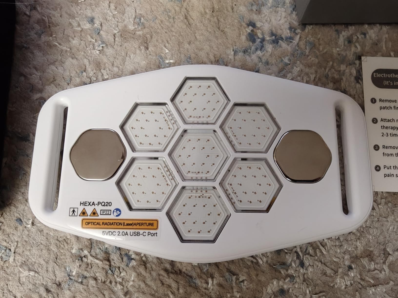 Cold Laser Red Light Therapy Device - Low-Level Laser Therapy (LLLT) for Pain Relief - Back, Neck, Knee, Joints - Home Use Device customer photo 2