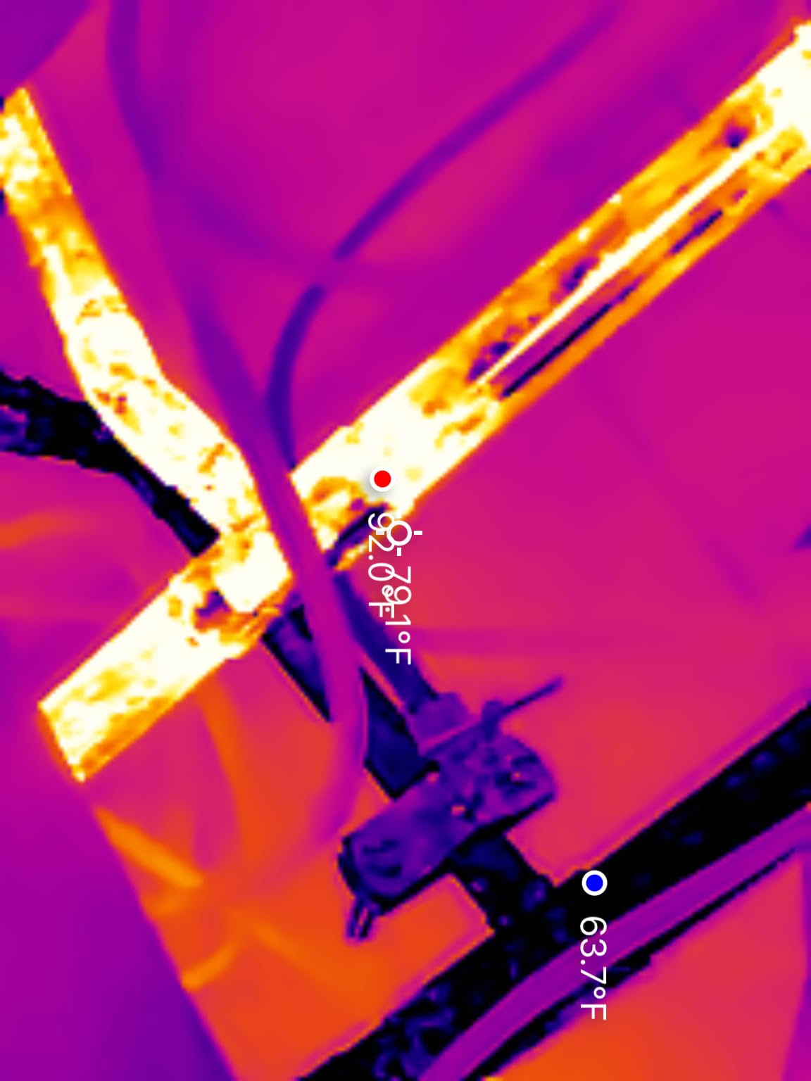 Thermal Master P3 - Thermal Camera for iOS & Android, 8mm Macro Vision Infrared Imager with 35mk NETD, 512x384 Super Resolution, 3.6F Accuracy, Manual Lens, Work for Home PCB Inspection, Black customer photo 2