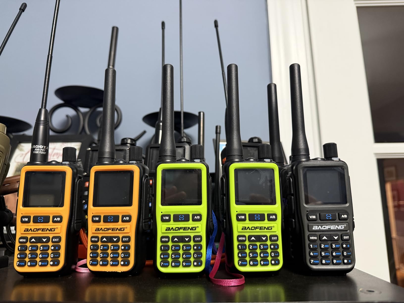 Baofeng UV-5R Mini Ham Radio Long Range Handheld Two Way Radio NOAA Weather Radio Rechargeable Walkie Talkies Dual PTT APP Programming Copy Frequency 999CH with USB-C Charging Survival Radio customer photo 1