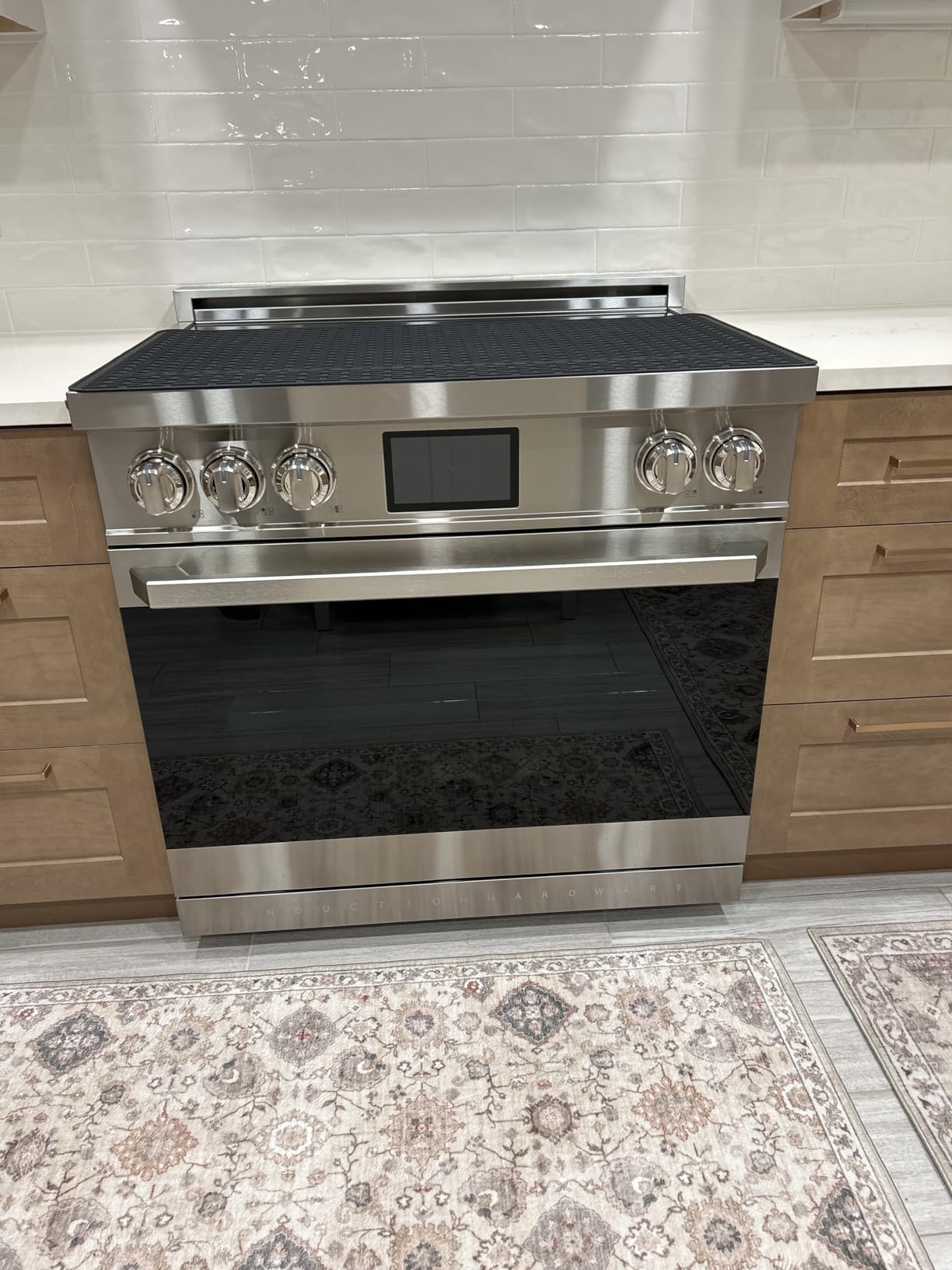 36 Inch Professional Induction Range with Convection Oven, Air Fry, 5 Burner Electric Stove, Pizza Stone - Stainless Steel customer photo 1