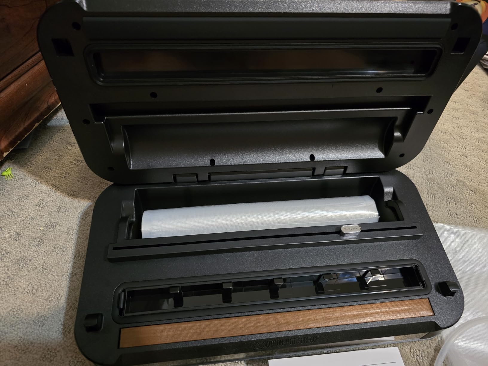 Chamber Vacuum Sealer, 230W Powerful Vacuum Packing Machine with 6.8QT/6.4L Large Chamber and 12-inch Seal Bar for Meats, Soups, Sauces and Liquids, Ideal for Home and Commercial Use customer photo 2
