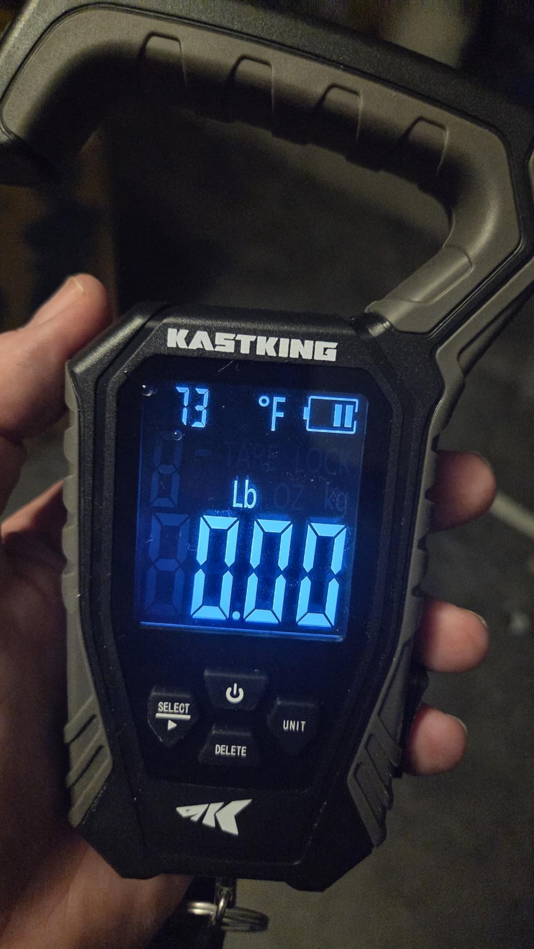 KastKing Weighmaster Mechanical-Digital Fishing Scale with Lip Gripper, 120 lb Capacity, 2.5