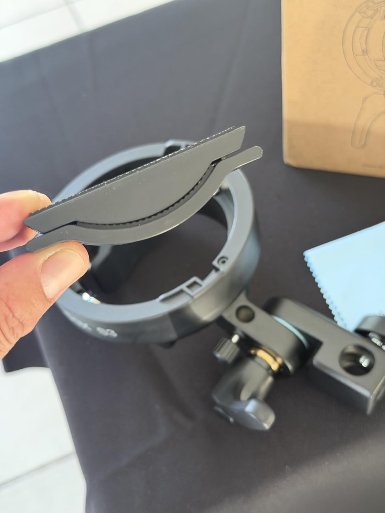 Godox S3 Speedlite Bracket (S2 Upgraded) for Godox V1 AD200Pro AD300Pro AD400Pro, Bowens Mount Holder customer photo 2