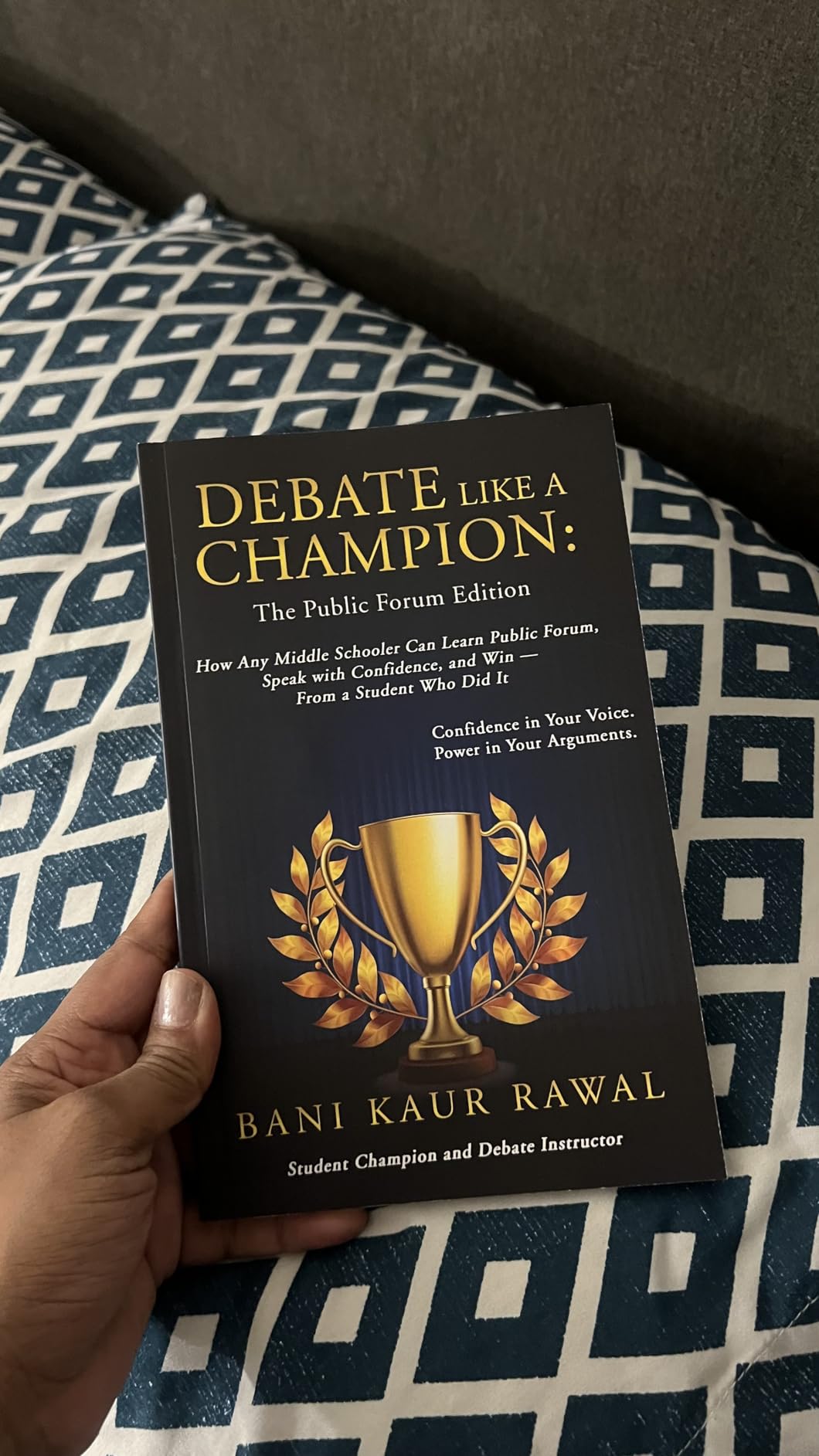 Debate Like a Champion: The Public Forum Edition - How Any Middle Schooler Can Learn Public Forum, Speak with Confidence, and Win customer photo 2
