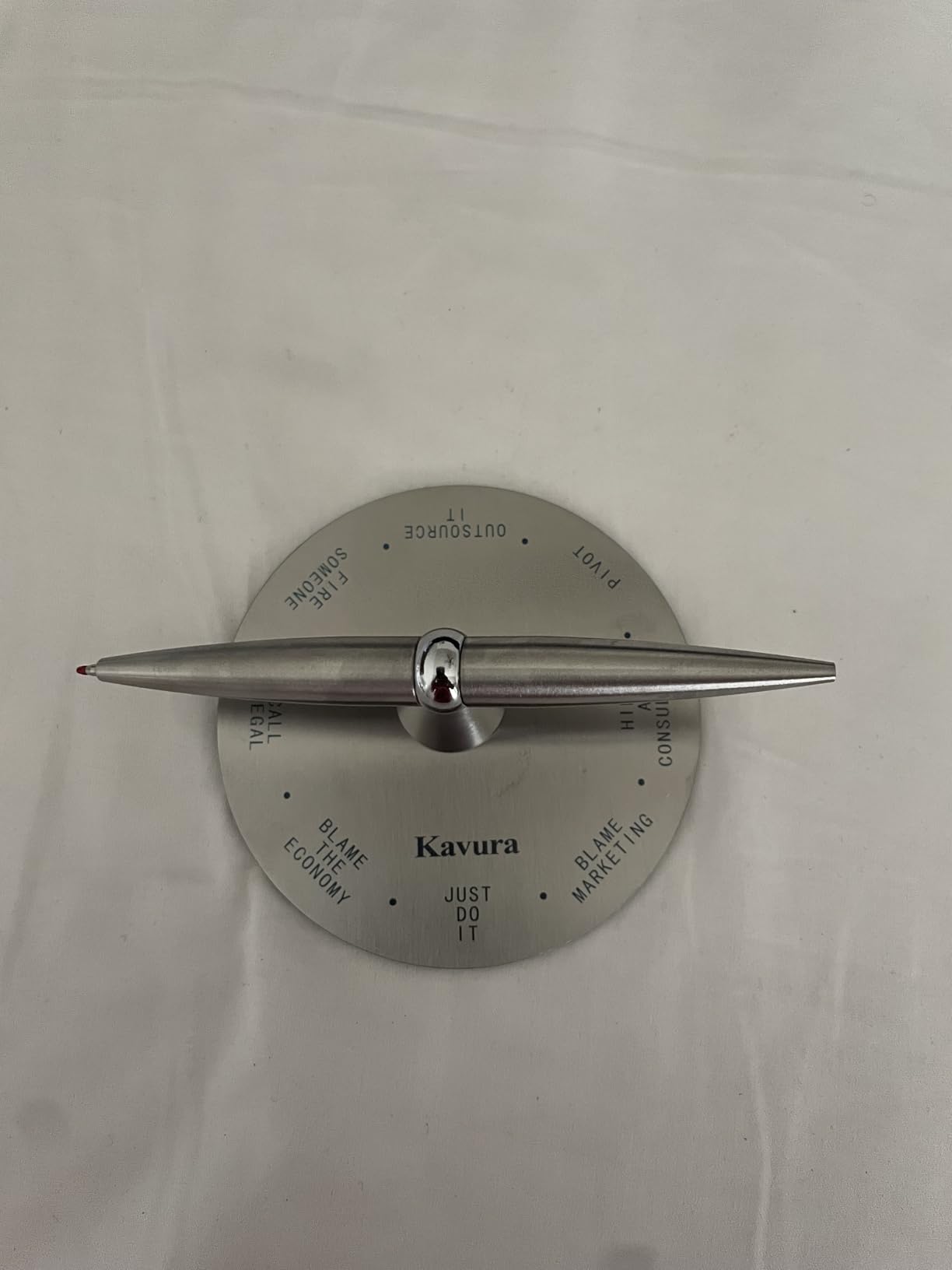 Spin Decision Pen for Legal Professionals - CNC-Machined 316L Stainless Steel Fidget Pen with Magnetic Stand | Smooth Gel Ink Writing | Legal-Themed Decision Spinner & Stress-Relief Desk Gift customer photo 1