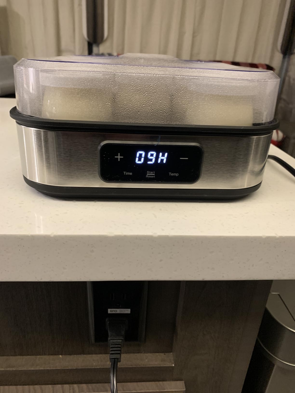 Yogurt Maker with Adjustable Temperature & 48H Timer - 6 Glass Jars for Homemade Probiotic Yogurt customer photo 2