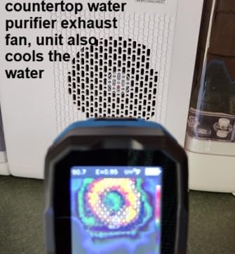 SUNANT Infrared Thermal Imaging Camera, 240x240 TISR Resolution, 25Hz Refresh Rate, -4°F to 1022°F, Adjustable Emissivity, Hot/Cold Spot Detection, LED Light for HVAC, Electrical & Home Inspection customer photo 1