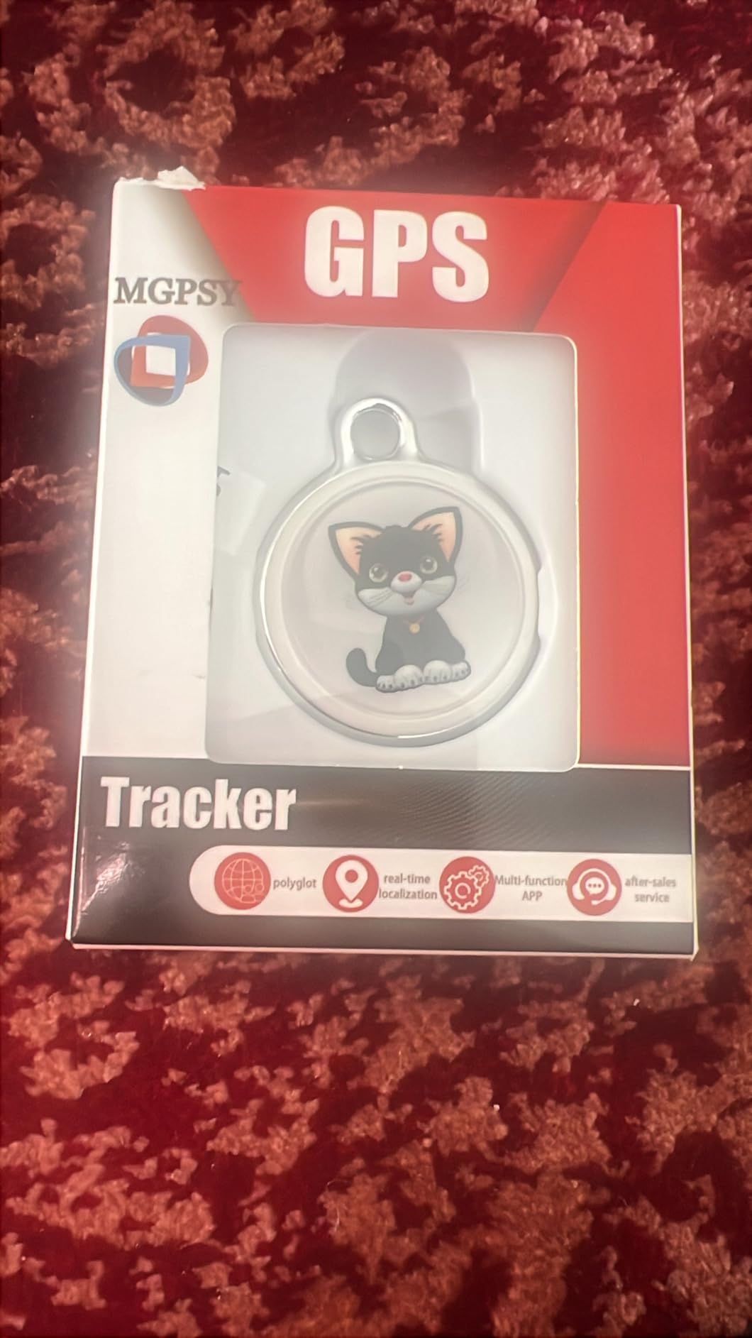 GPS Tracker for Dogs, Mini Cat Tracker, Smart Pet Tracker, Real-Time Tracking & Anti-Lost Alerts, No Monthly Fee, No SIM Card, Waterproof & Drop-Proof, 365-Day Battery Life, Works with iOS & Android customer photo 2