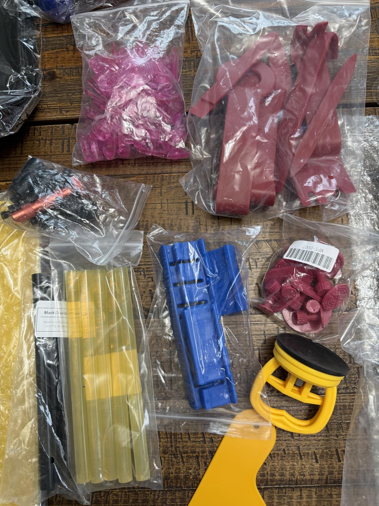 Dent Puller Kit for Car Dent Repair with Dent Reflect Line Board, Lightweight Dent Lifter, Rubber Hammer & Trim Removal Tools Set, Paintless Dent Removal for Auto Body Hail Damge Door Dings customer photo 1